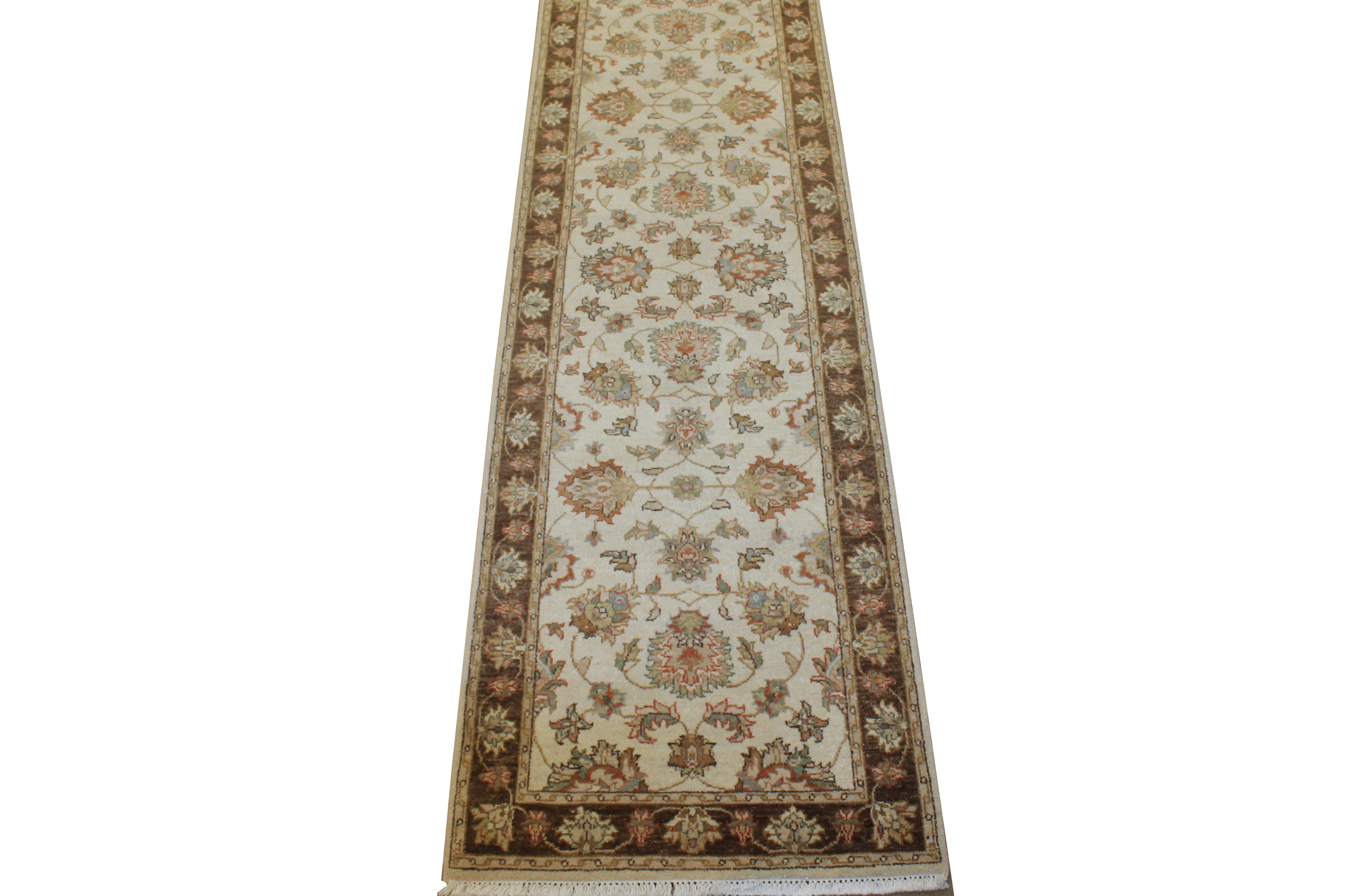 12 ft. Runner Traditional Hand Knotted Wool Area Rug - MR17145