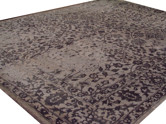 8x10 Contemporary Hand Knotted Wool Area Rug - MR17222