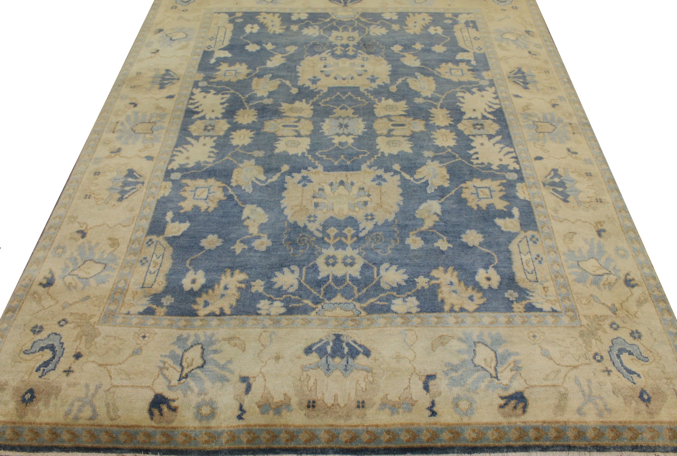 8x10 Oushak Hand Knotted Wool Area Rug - MR17225