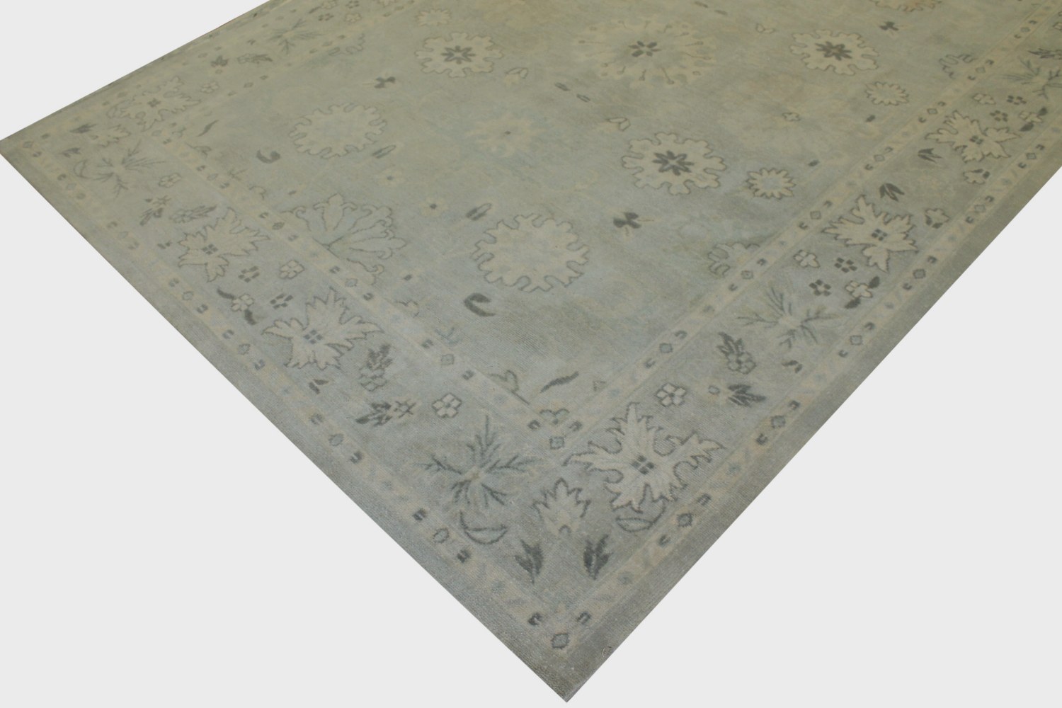 9x12 Oushak Hand Knotted Wool Area Rug - MR17236