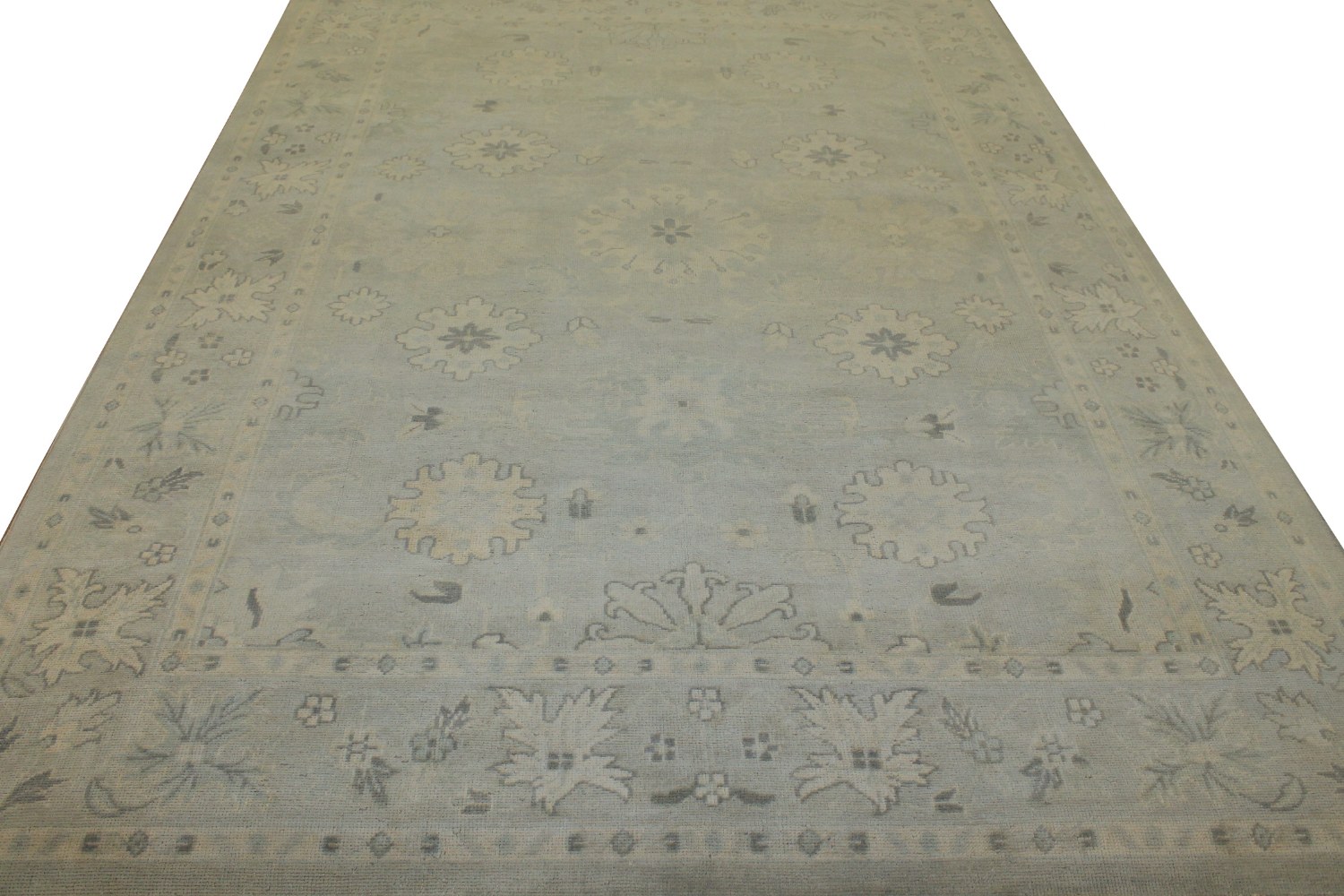 9x12 Oushak Hand Knotted Wool Area Rug - MR17236