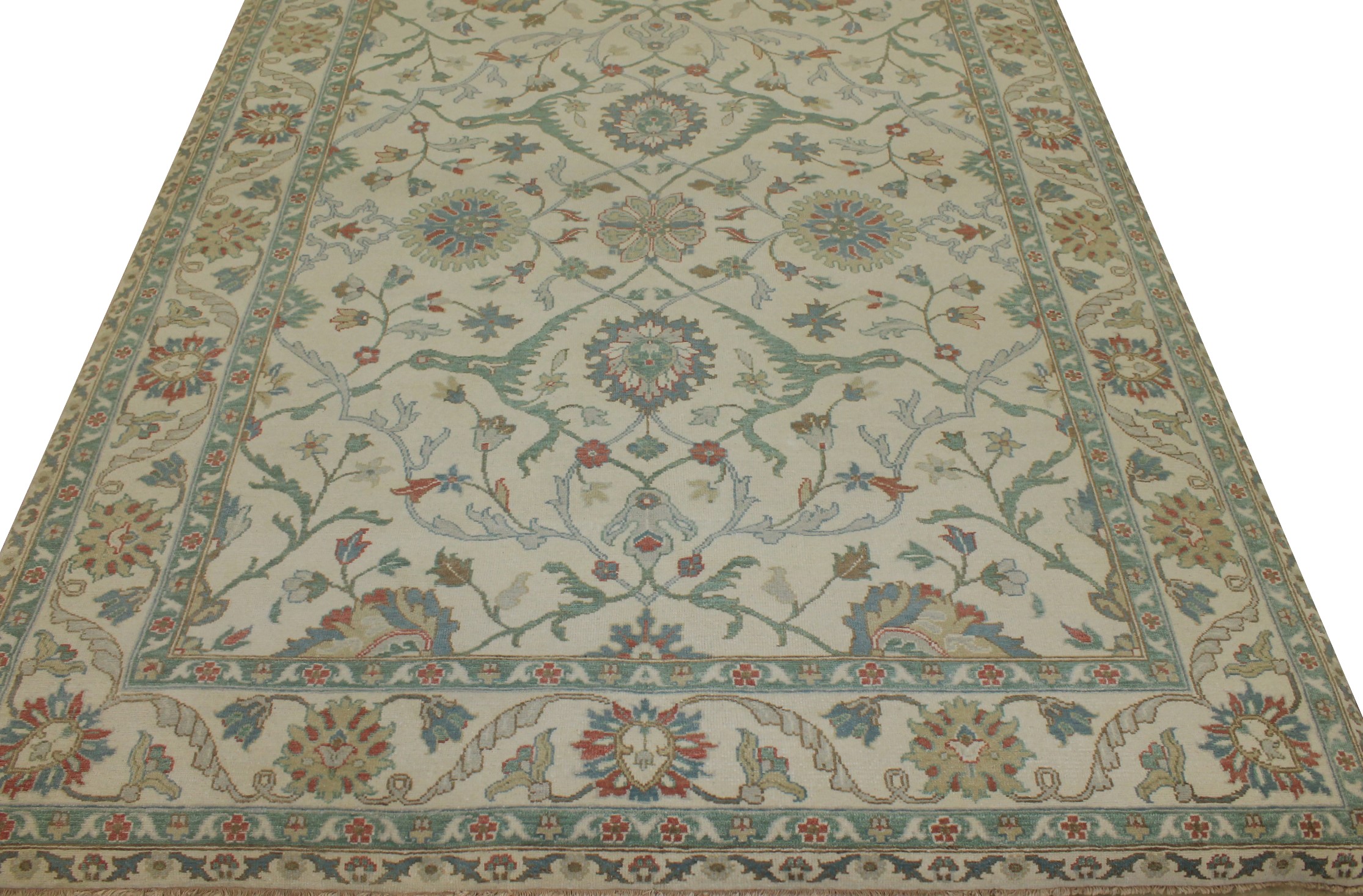 8x10 Oushak Hand Knotted Wool Area Rug - MR17238