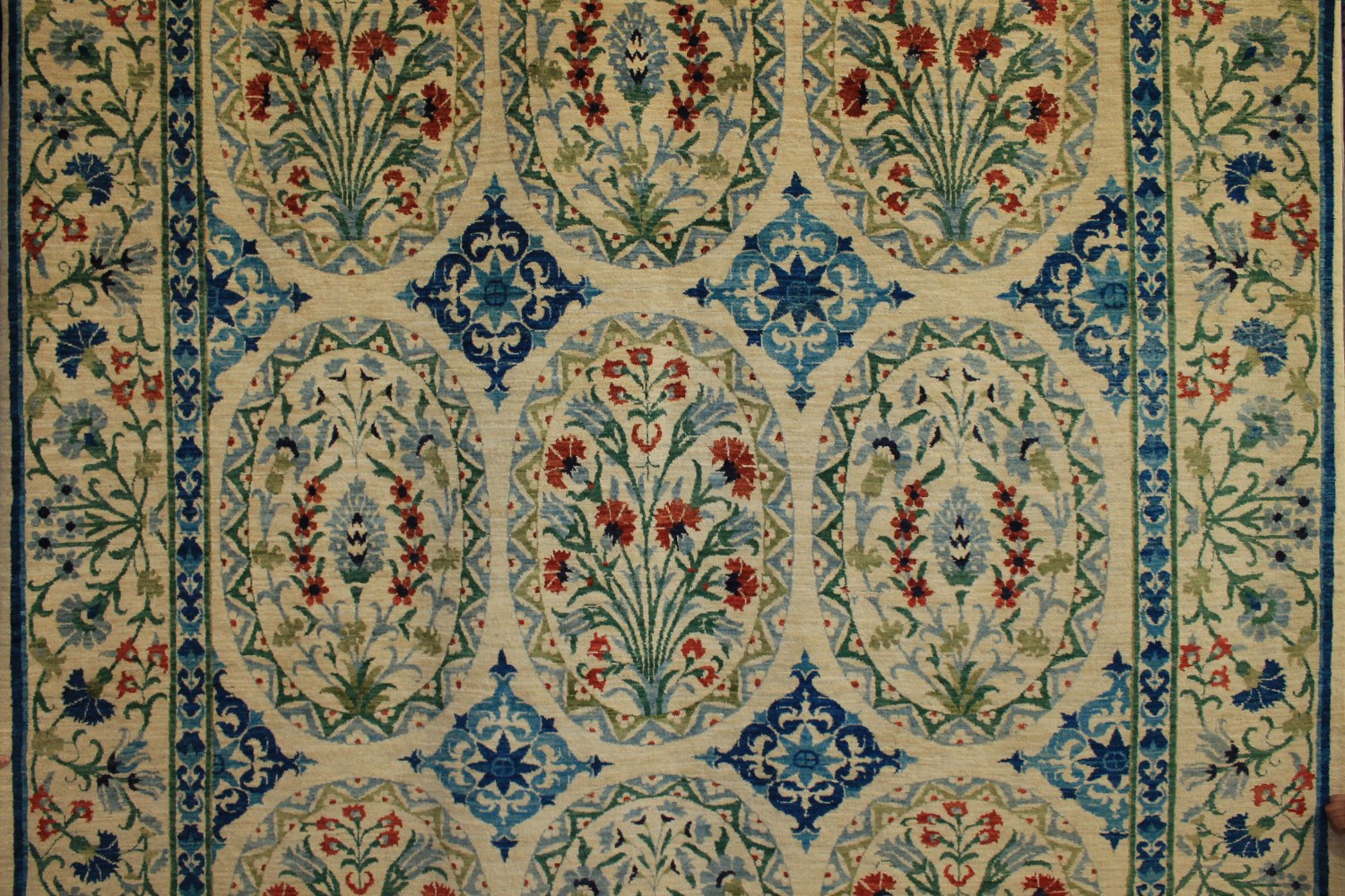 9x12 Contemporary Hand Knotted Wool Area Rug - MR17308
