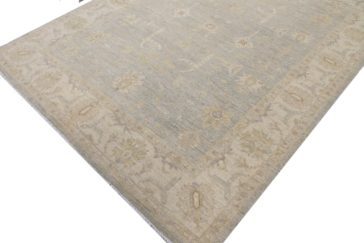 8x10 Oushak Hand Knotted Wool Area Rug - MR17578