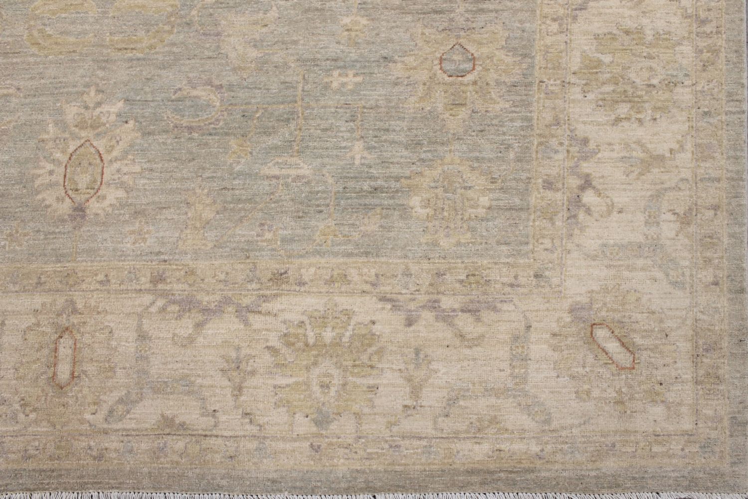 8x10 Oushak Hand Knotted Wool Area Rug - MR17578
