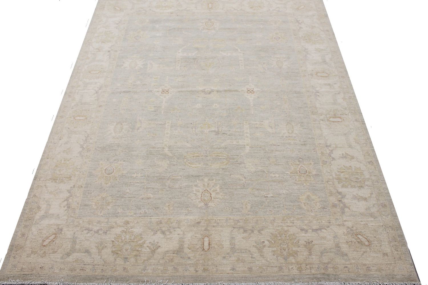 8x10 Oushak Hand Knotted Wool Area Rug - MR17578