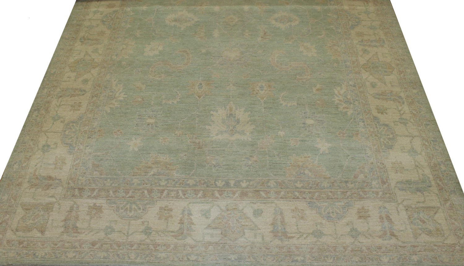 10x14 Oushak Hand Knotted Wool Area Rug - MR17582