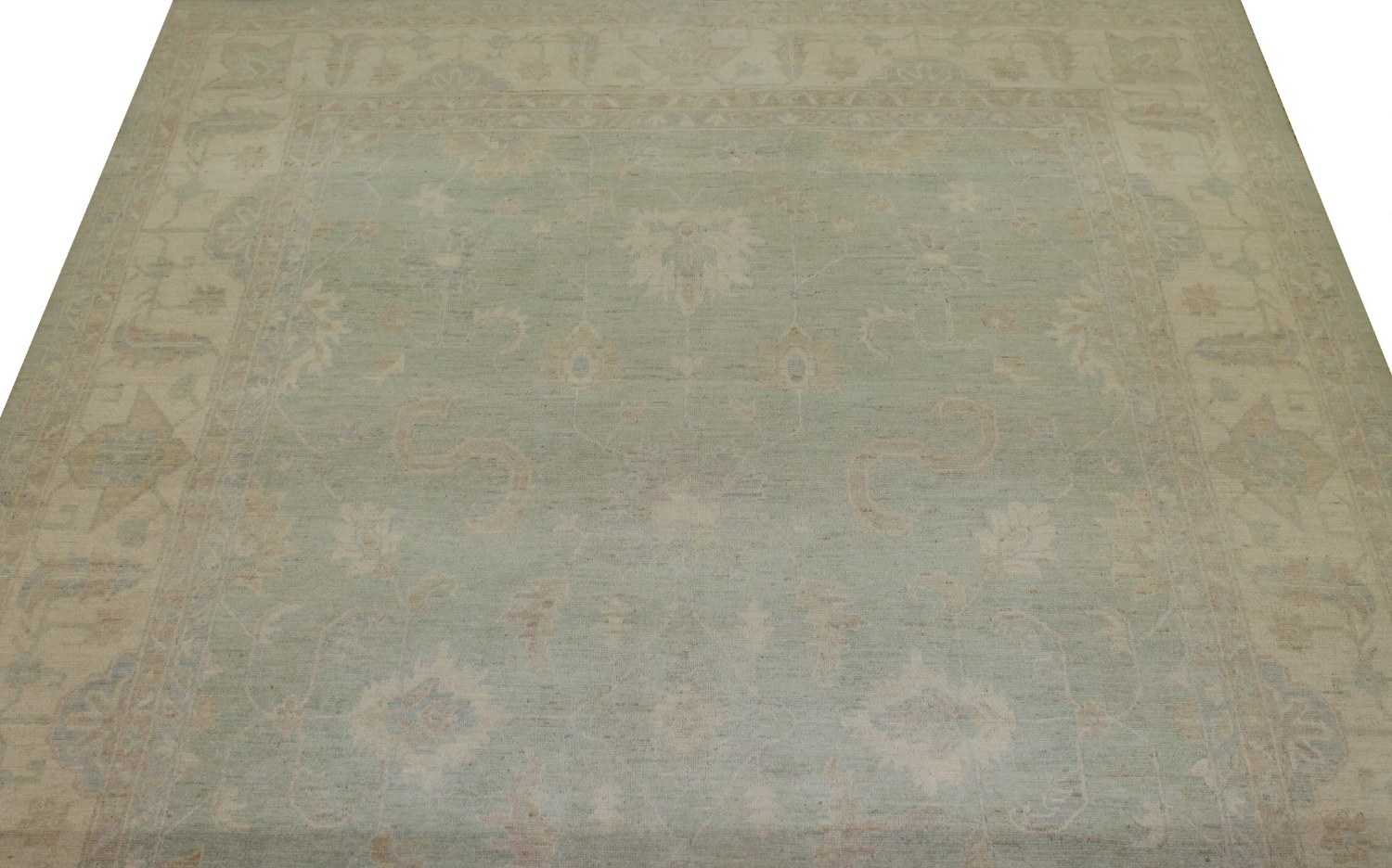 10x14 Oushak Hand Knotted Wool Area Rug - MR17582