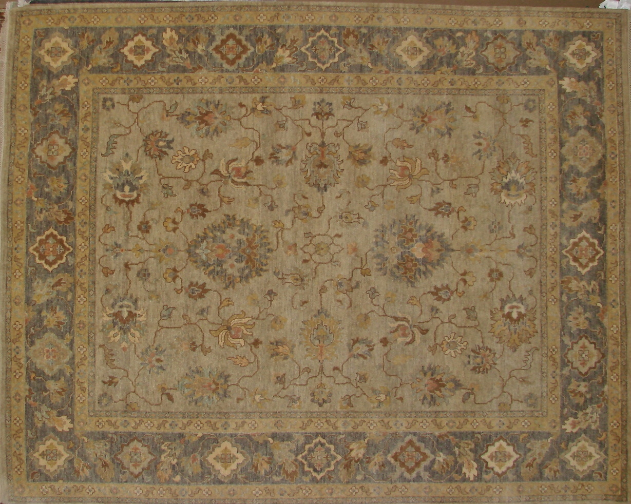 8x10 Traditional Hand Knotted Wool Area Rug - MR17691