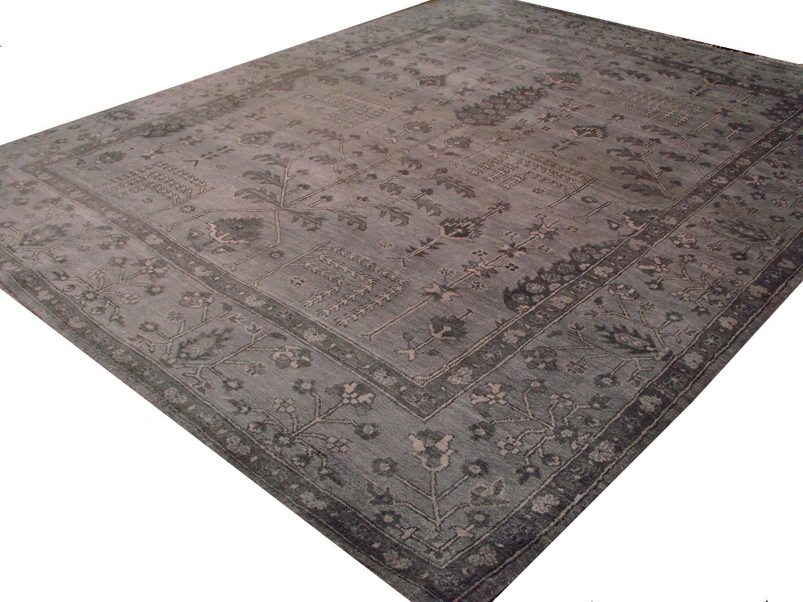 8x10 Oushak Hand Knotted Wool Area Rug - MR17901