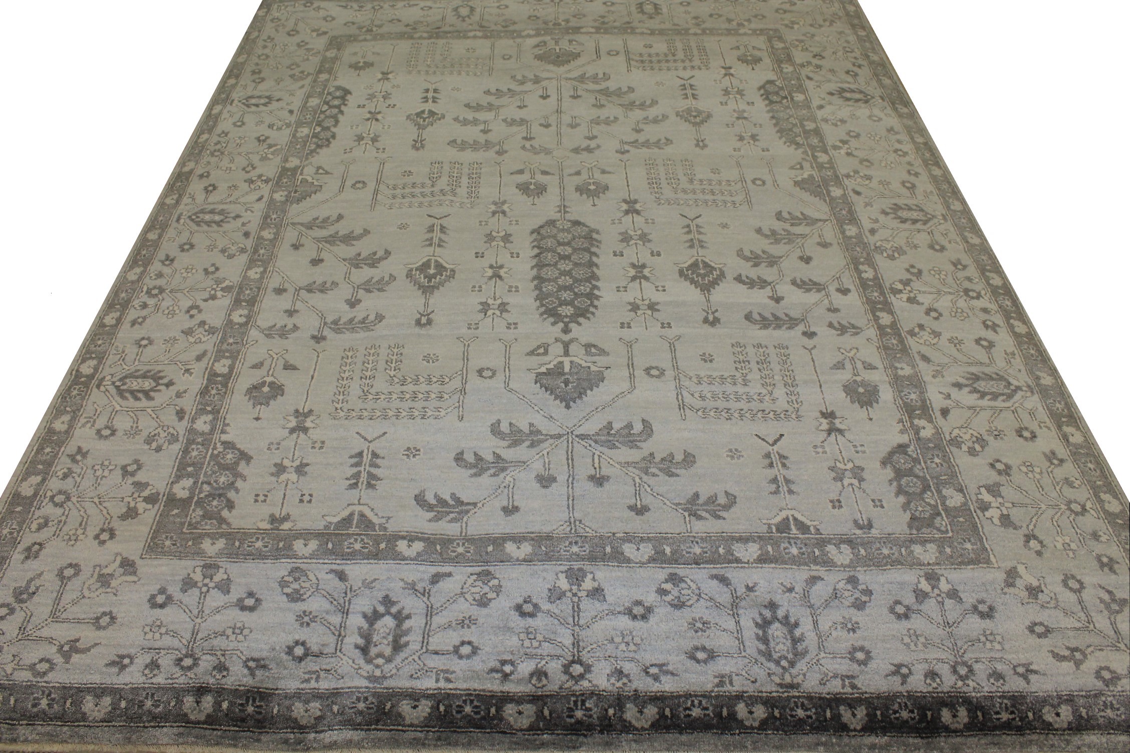 8x10 Oushak Hand Knotted Wool Area Rug - MR17901