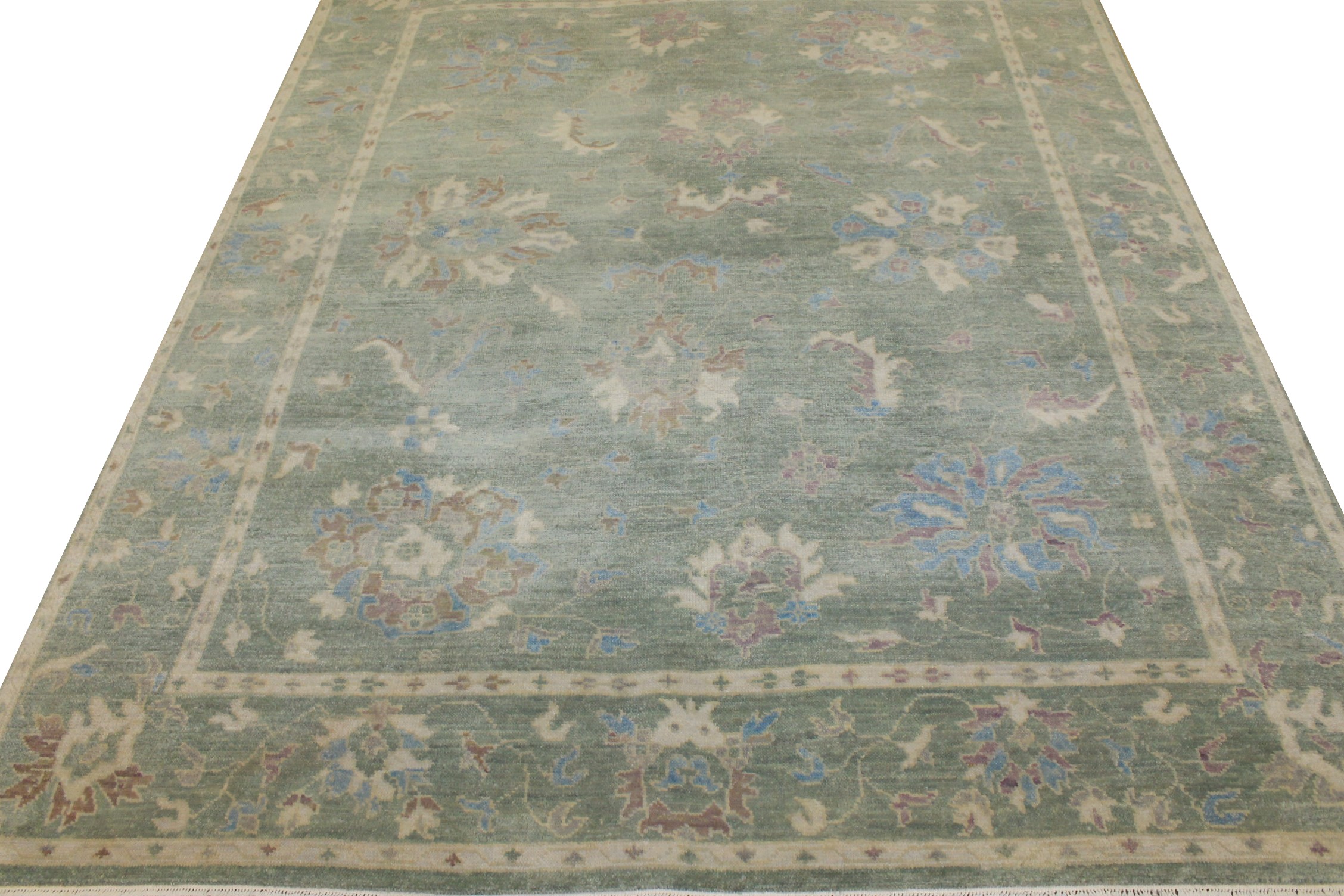 8x10 Oushak Hand Knotted Wool Area Rug - MR18027