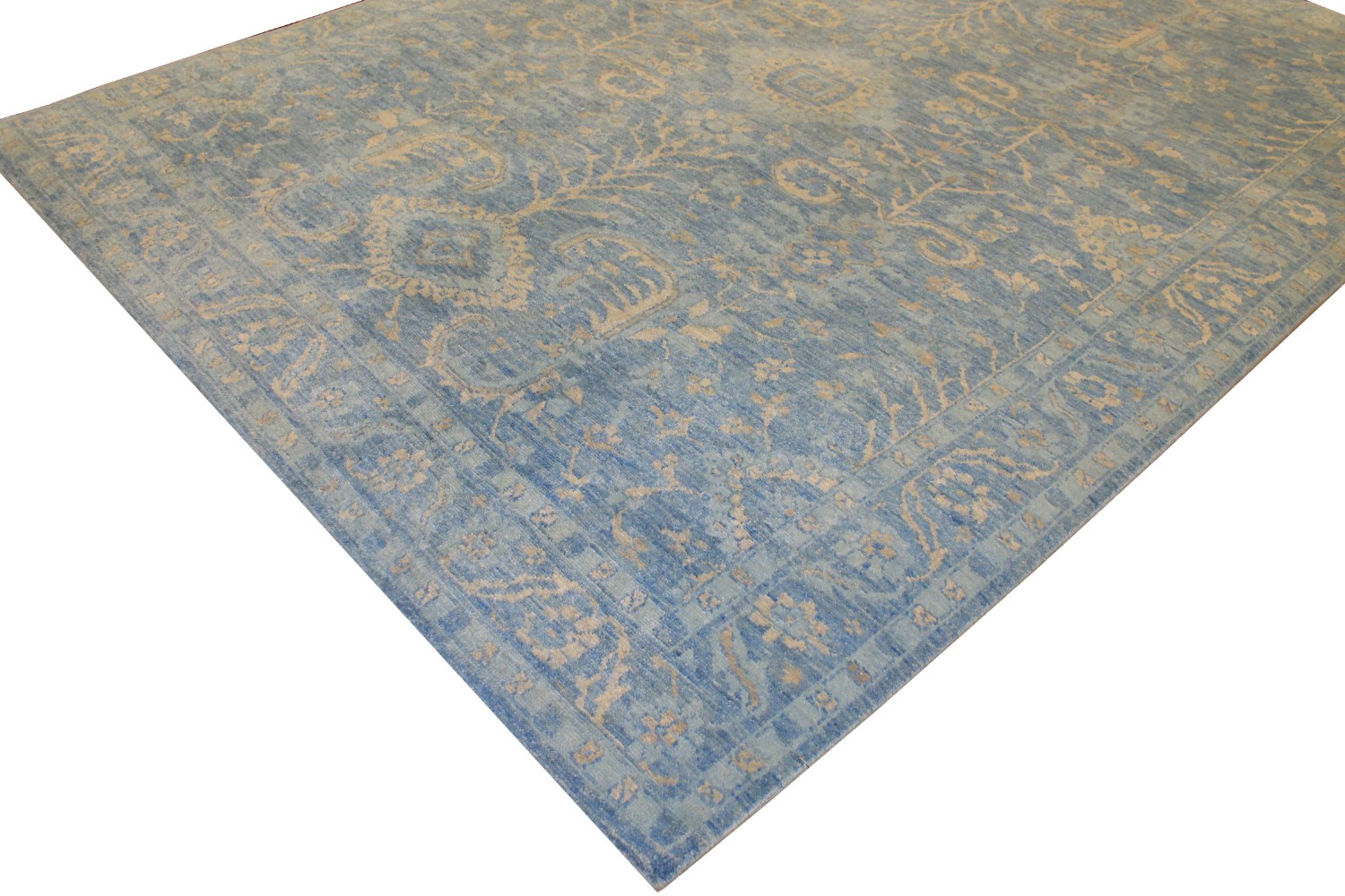 9x12 Oushak Hand Knotted Wool Area Rug - MR18028