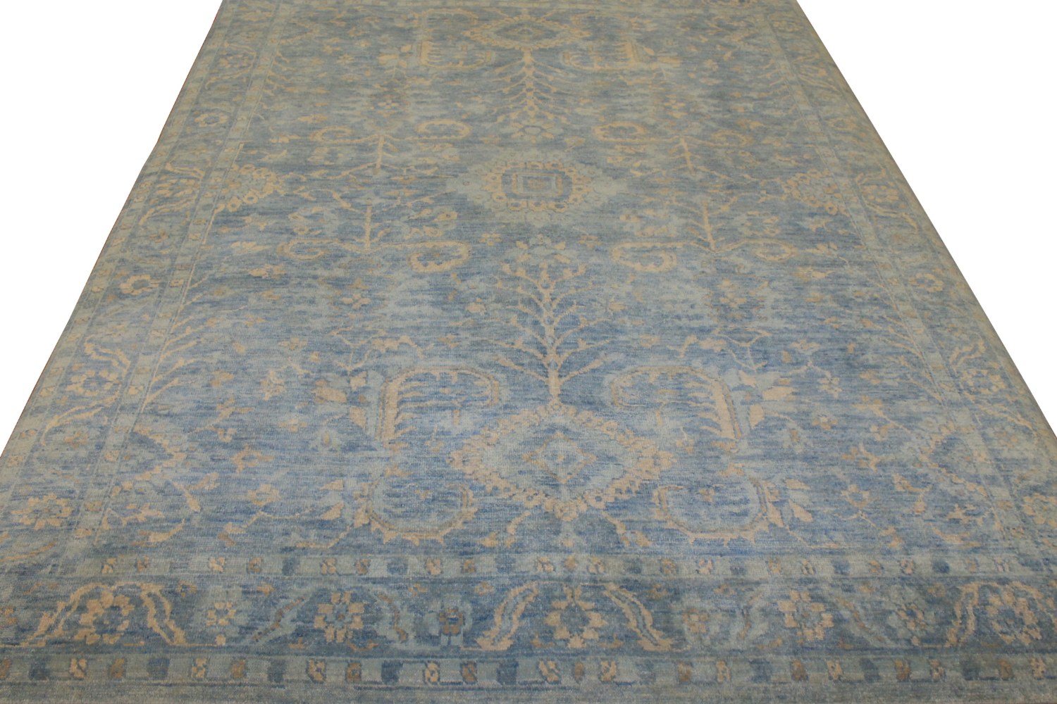 9x12 Oushak Hand Knotted Wool Area Rug - MR18028