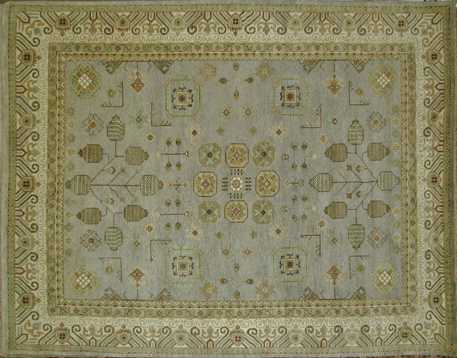 9x12 Oushak Hand Knotted Wool Area Rug - MR18154