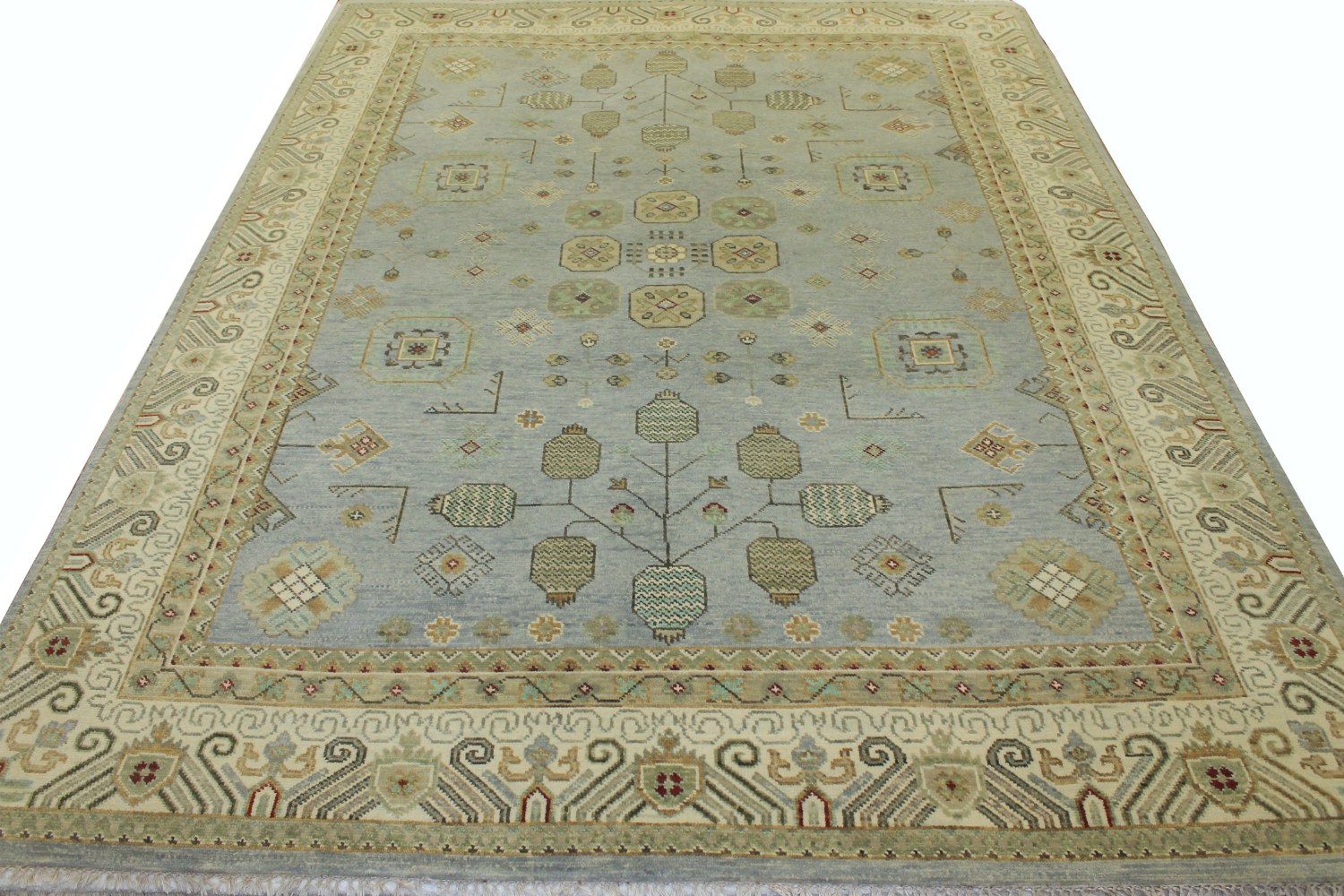 9x12 Oushak Hand Knotted Wool Area Rug - MR18154