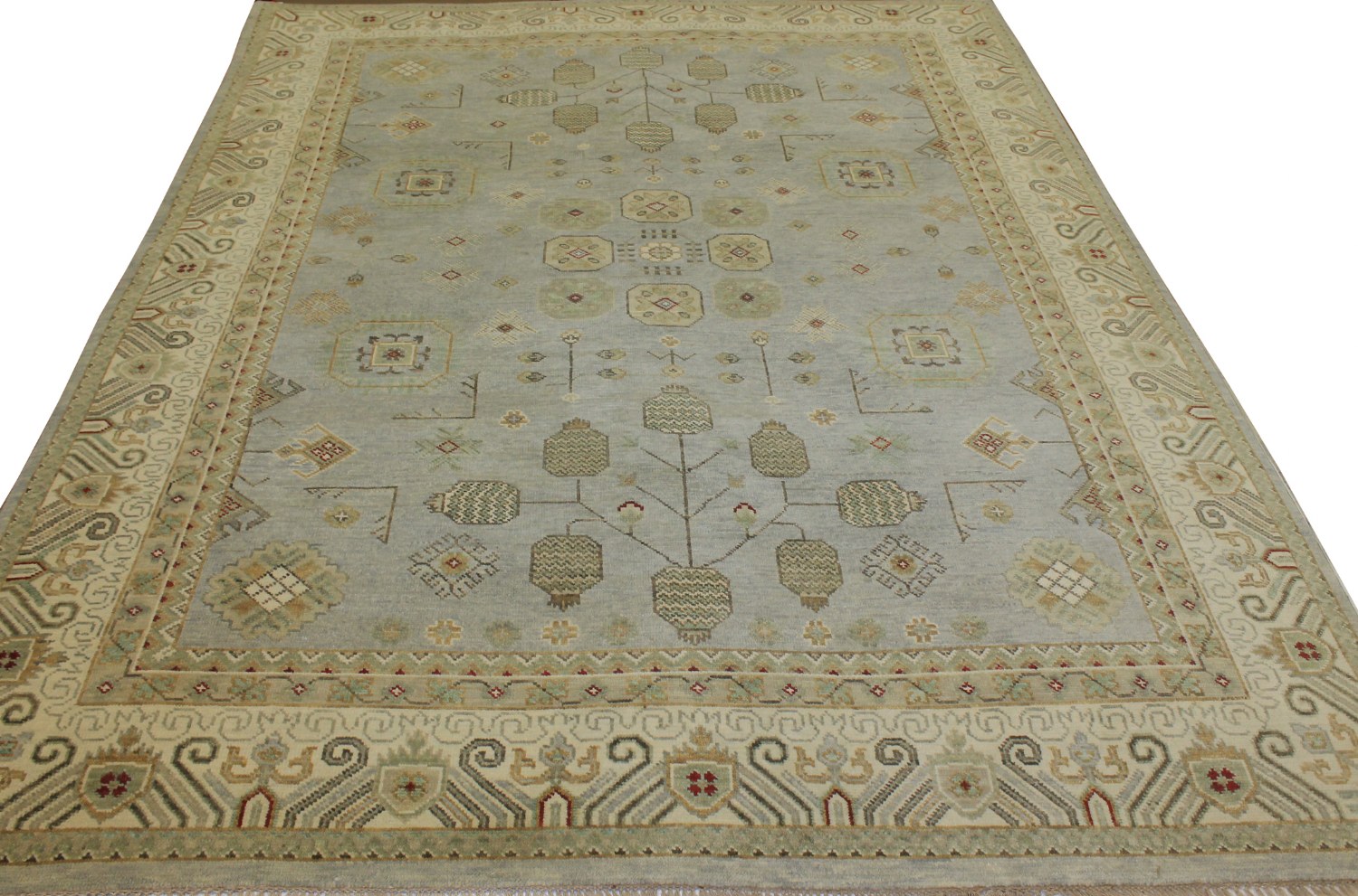 9x12 Oushak Hand Knotted Wool Area Rug - MR18154