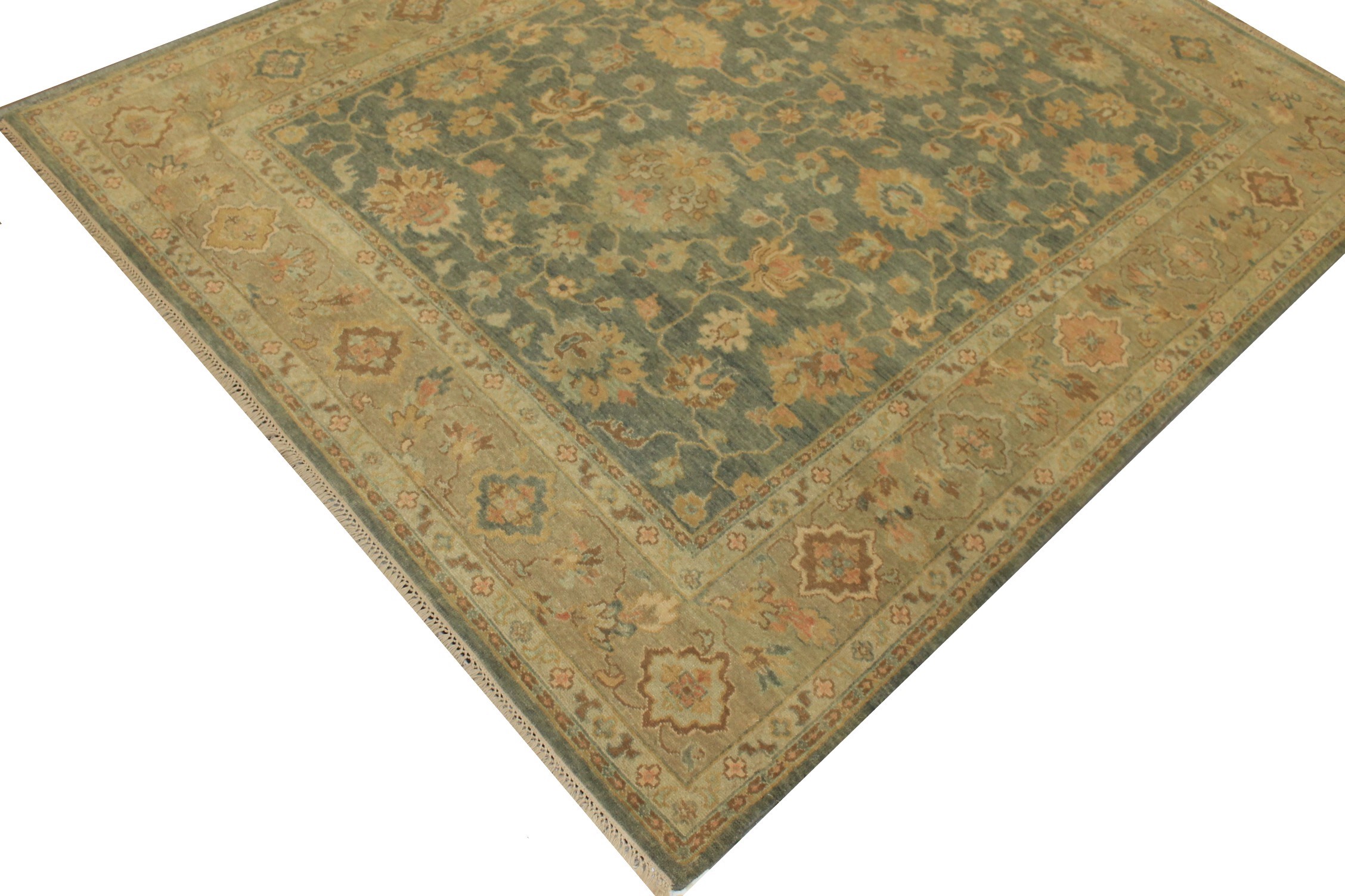 8x10 Traditional Hand Knotted Wool Area Rug - MR18402