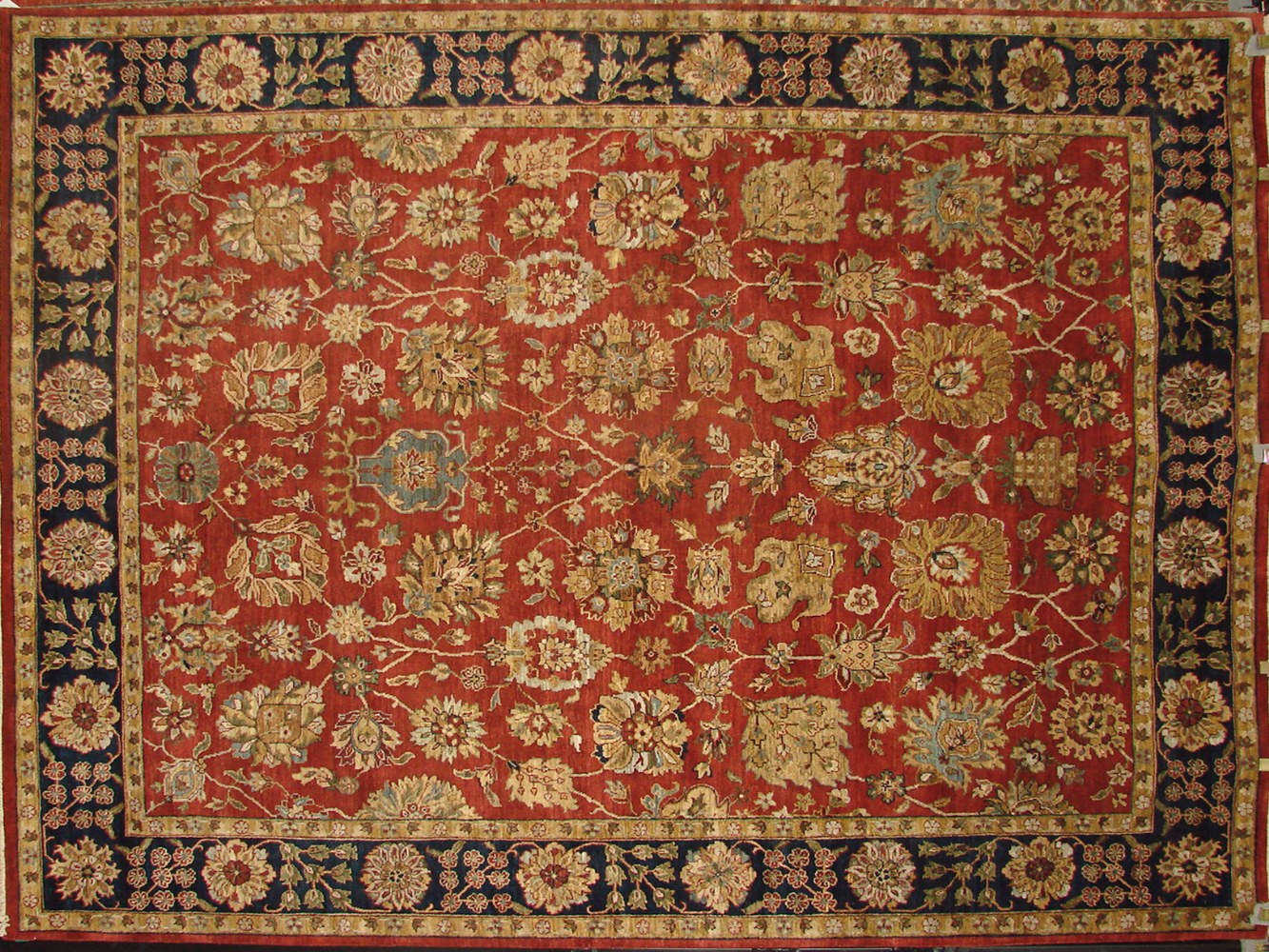 8x10 Antique Revival Hand Knotted Wool Area Rug - MR18803