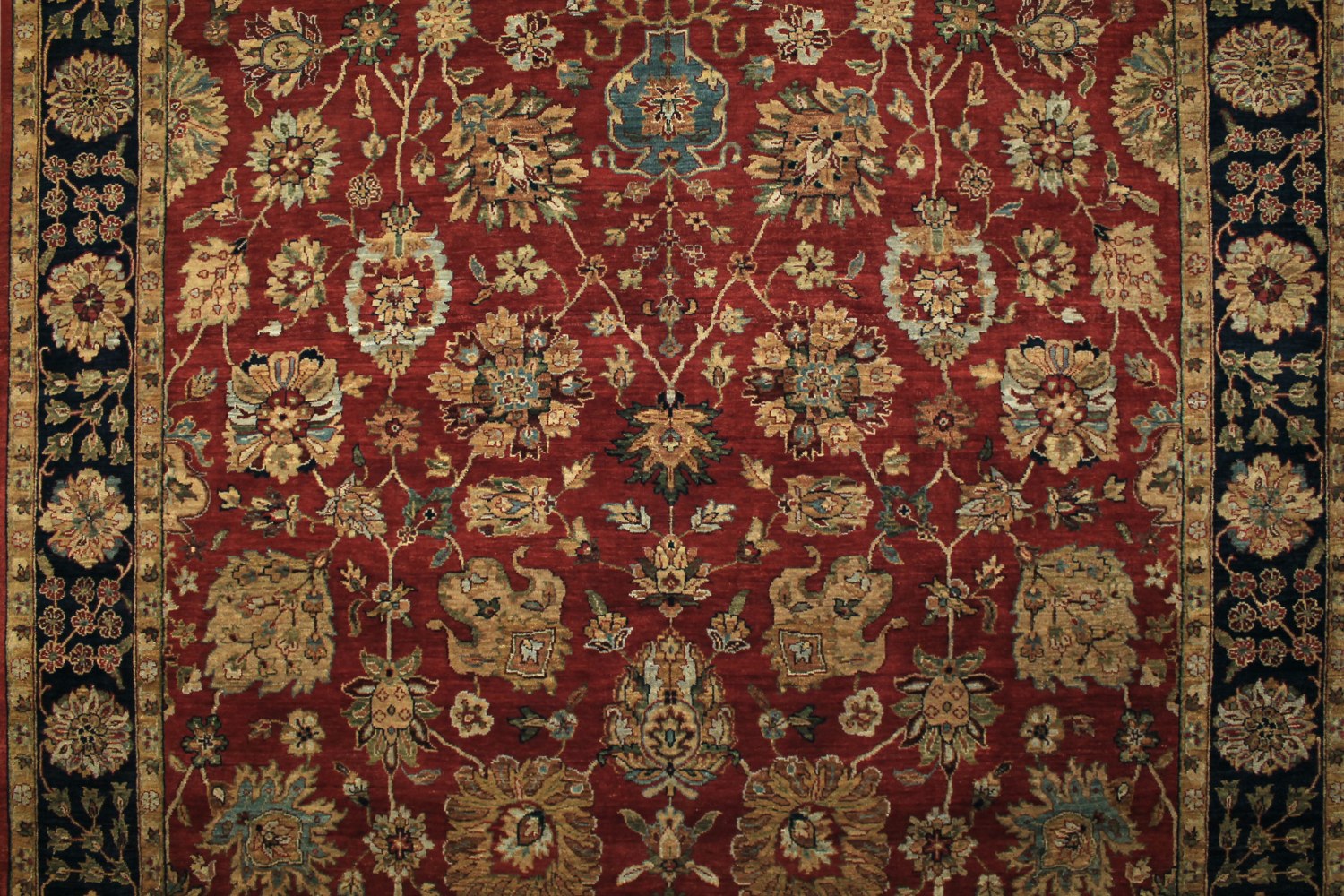 8x10 Antique Revival Hand Knotted Wool Area Rug - MR18803