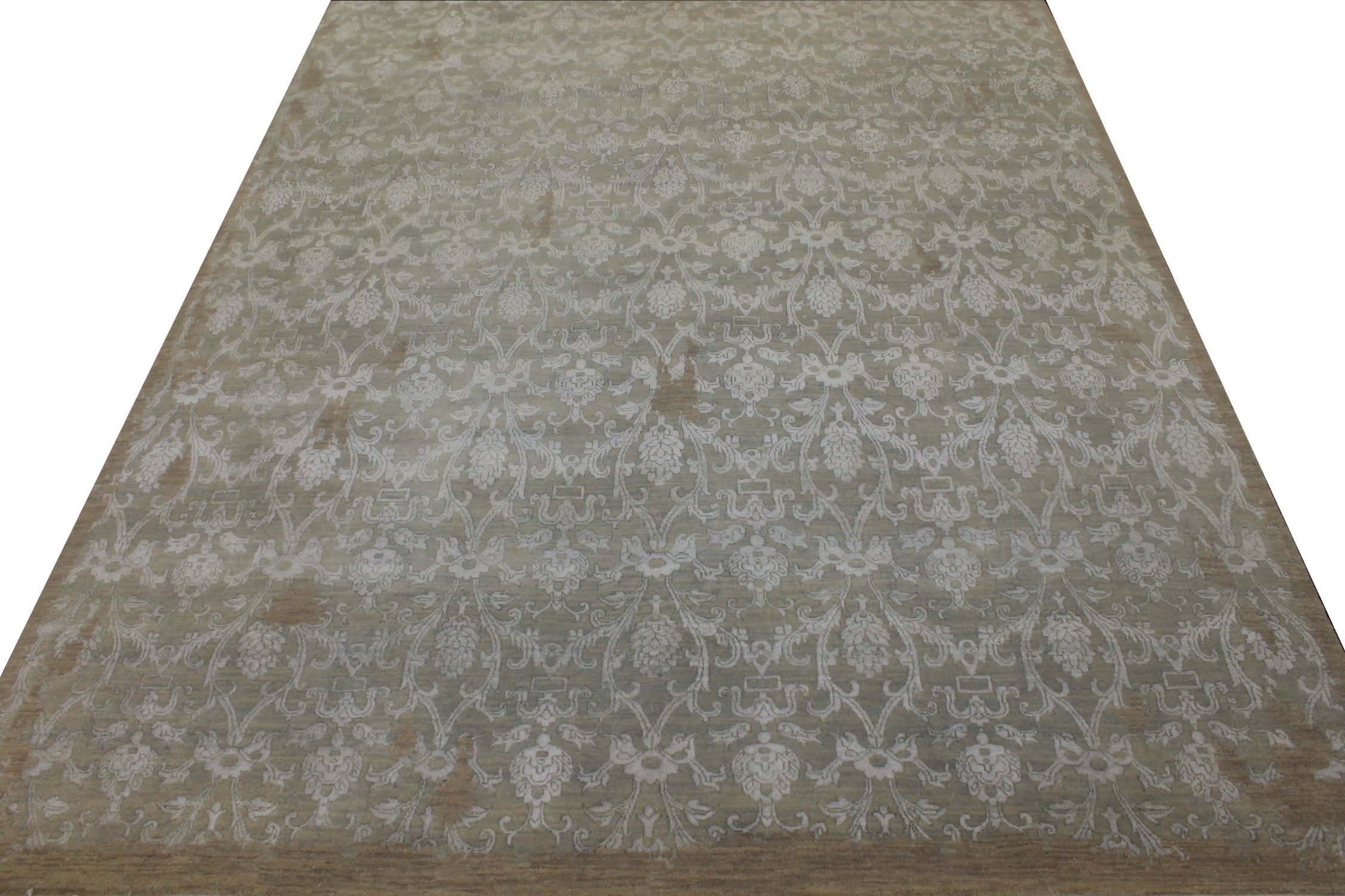 8x10 Contemporary Hand Knotted Wool Area Rug - MR19130