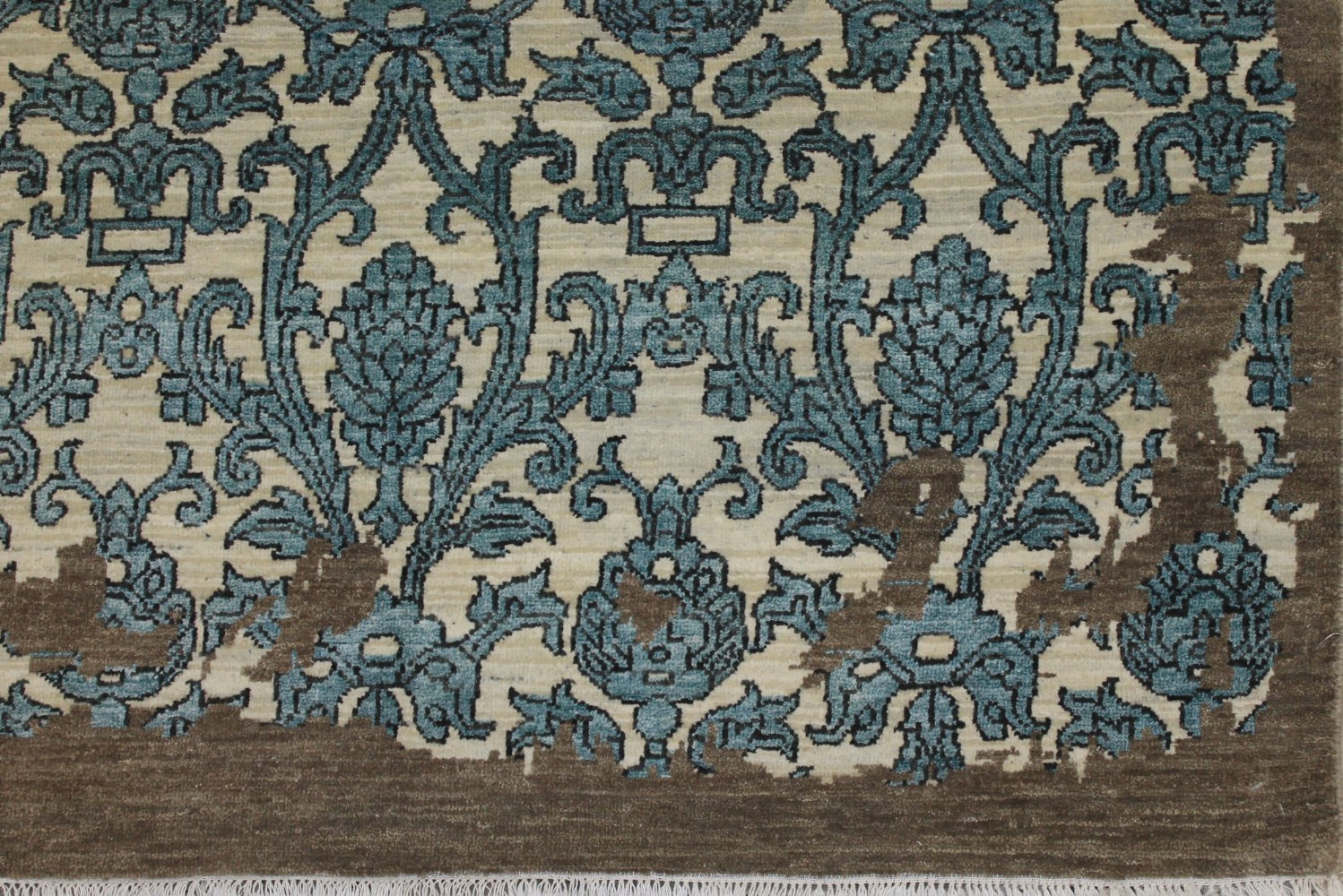 9x12 Contemporary Hand Knotted Wool Area Rug - MR19135