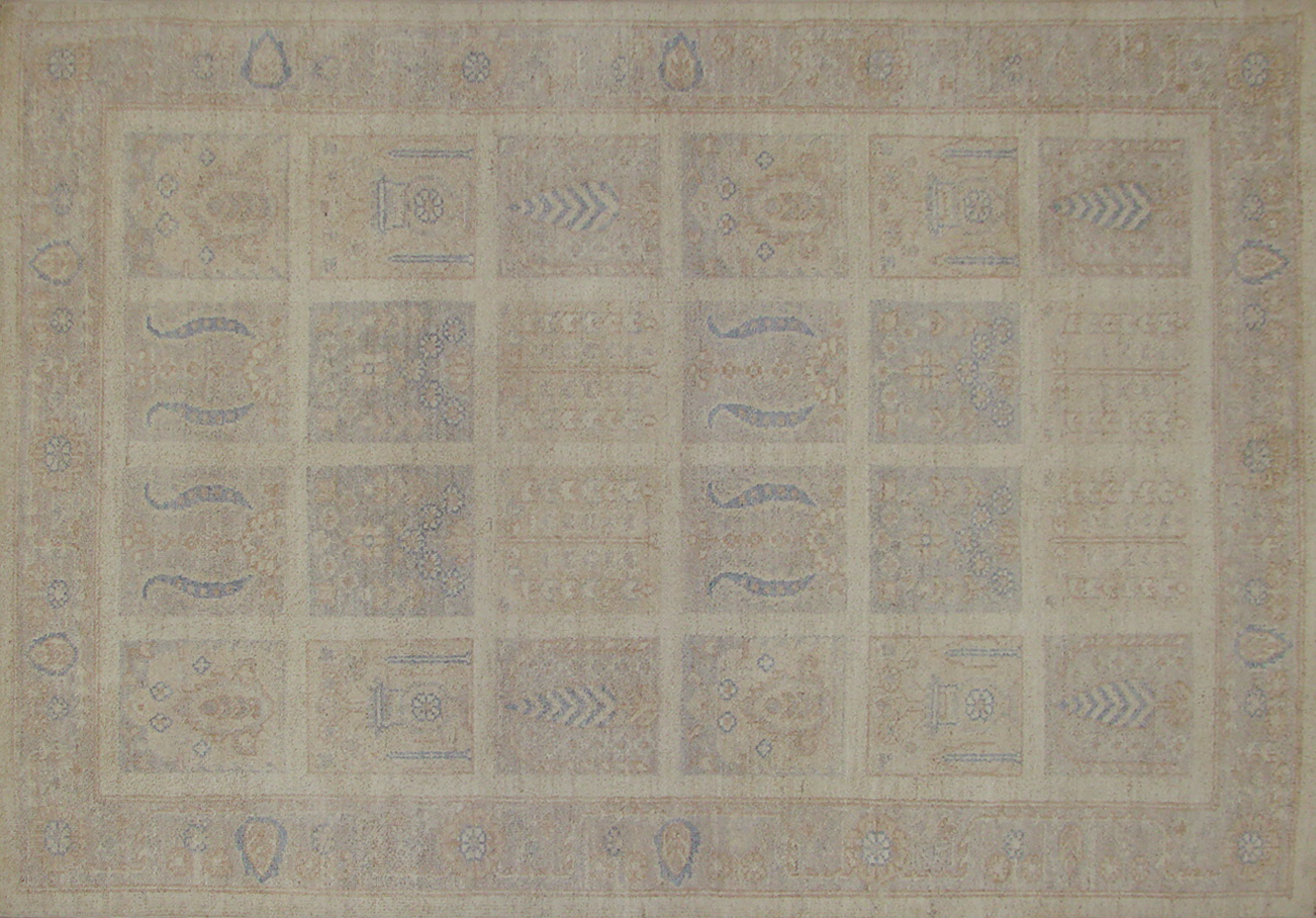 4x6 Peshawar Hand Knotted Wool Area Rug - MR19236