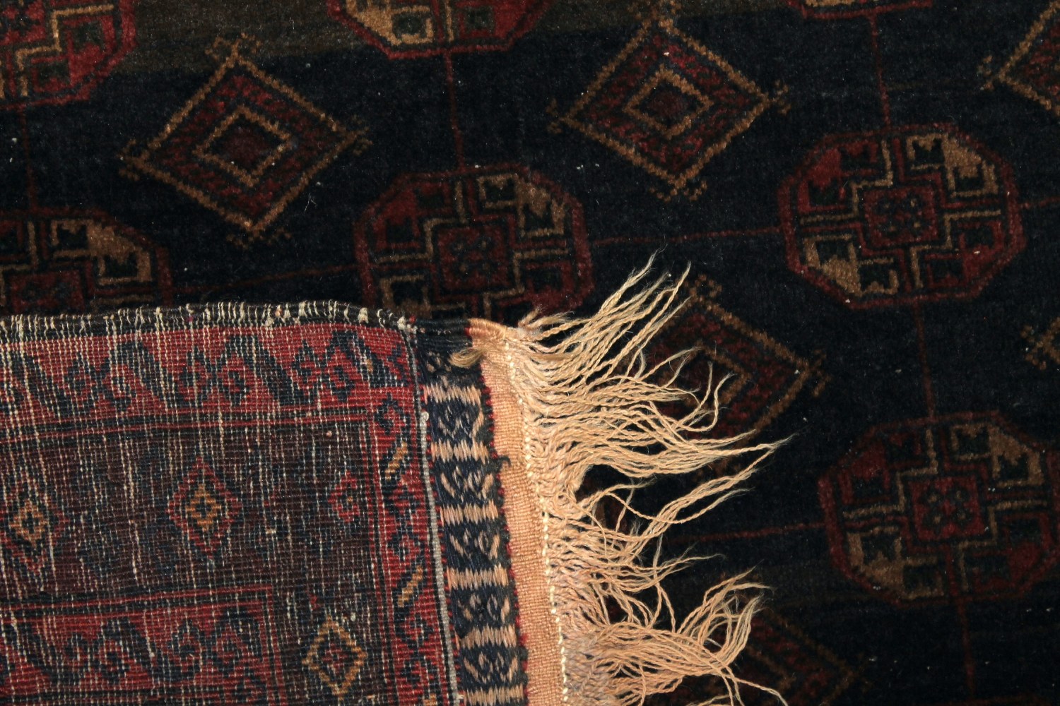 4x6 Bokhara Hand Knotted Wool Area Rug - MR19435
