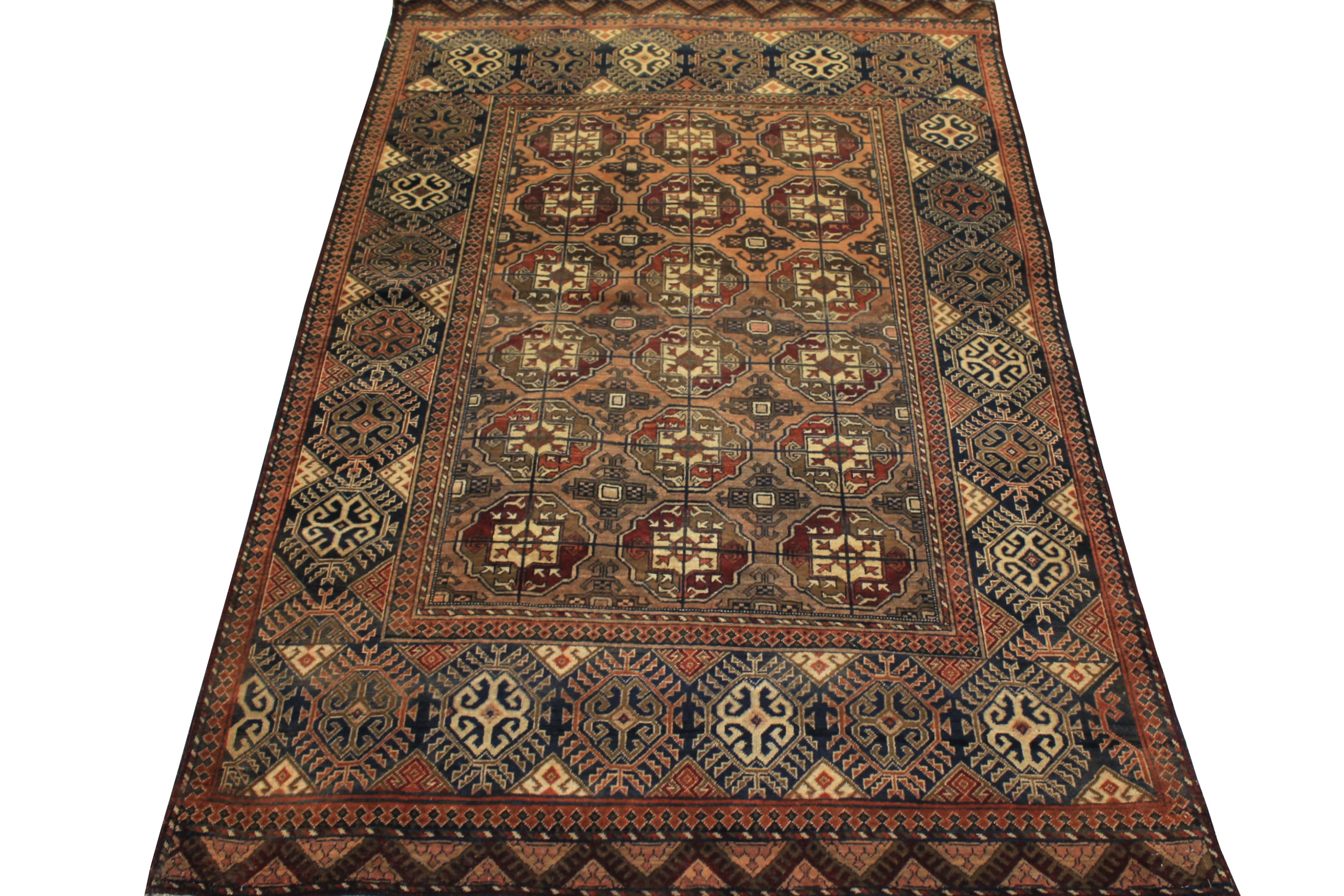 4x6 Bokhara Hand Knotted Wool Area Rug - MR19440