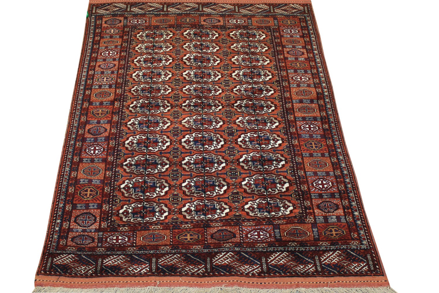 4x6 Bokhara Hand Knotted Wool Area Rug - MR19448