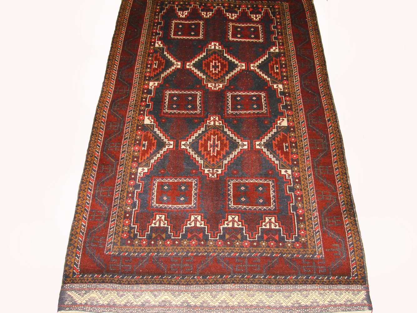 4x6 Kazak Hand Knotted Wool Area Rug - MR19454