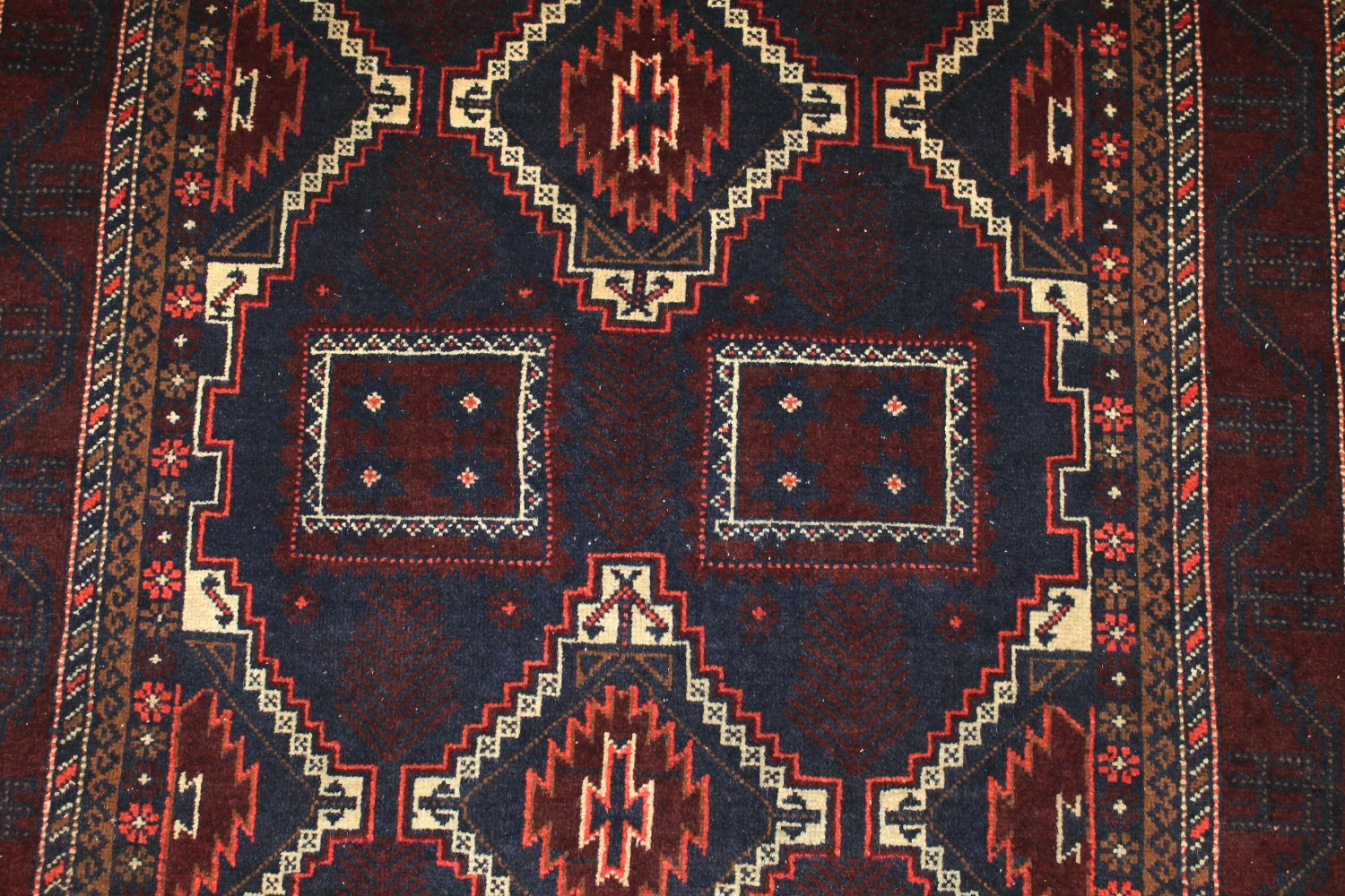 4x6 Kazak Hand Knotted Wool Area Rug - MR19454