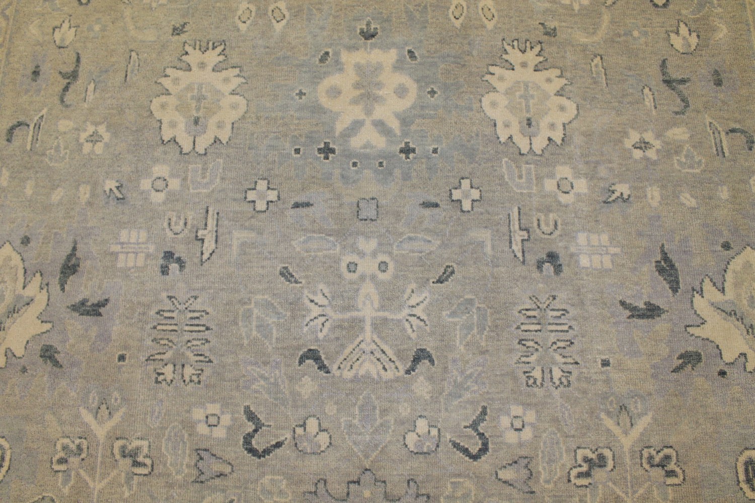9x12 Oushak Hand Knotted Wool Area Rug - MR19691