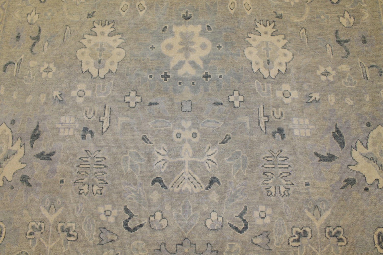 9x12 Oushak Hand Knotted Wool Area Rug - MR19691