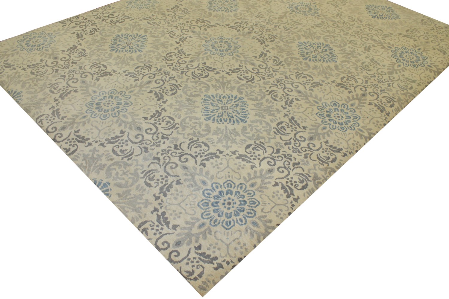 9x12 Oushak Hand Knotted Wool Area Rug - MR19704
