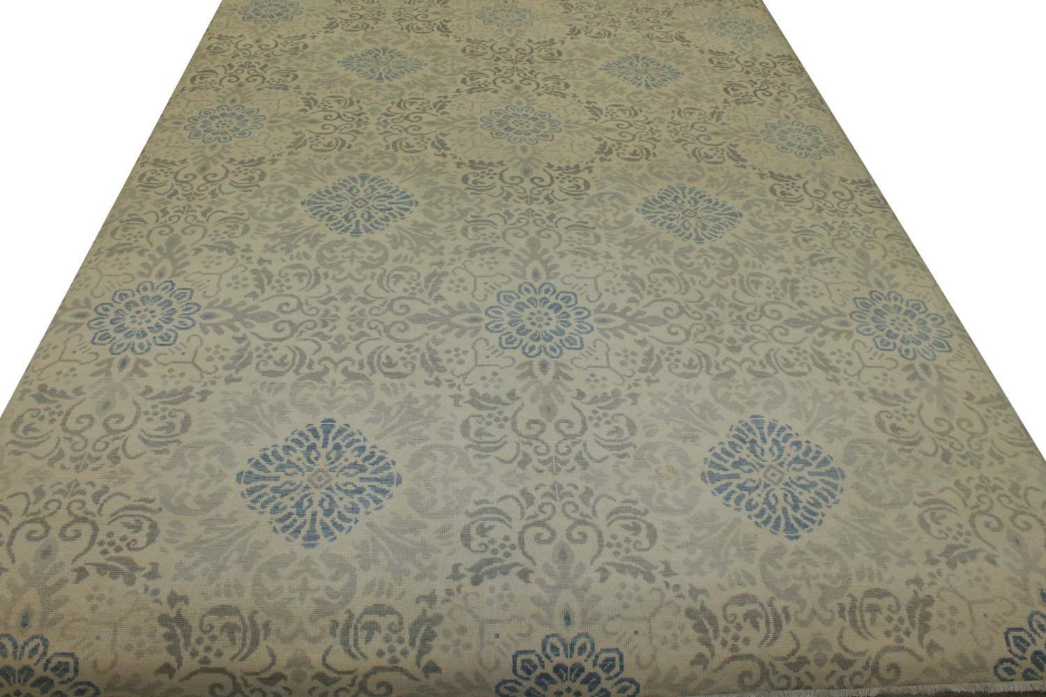 9x12 Oushak Hand Knotted Wool Area Rug - MR19704