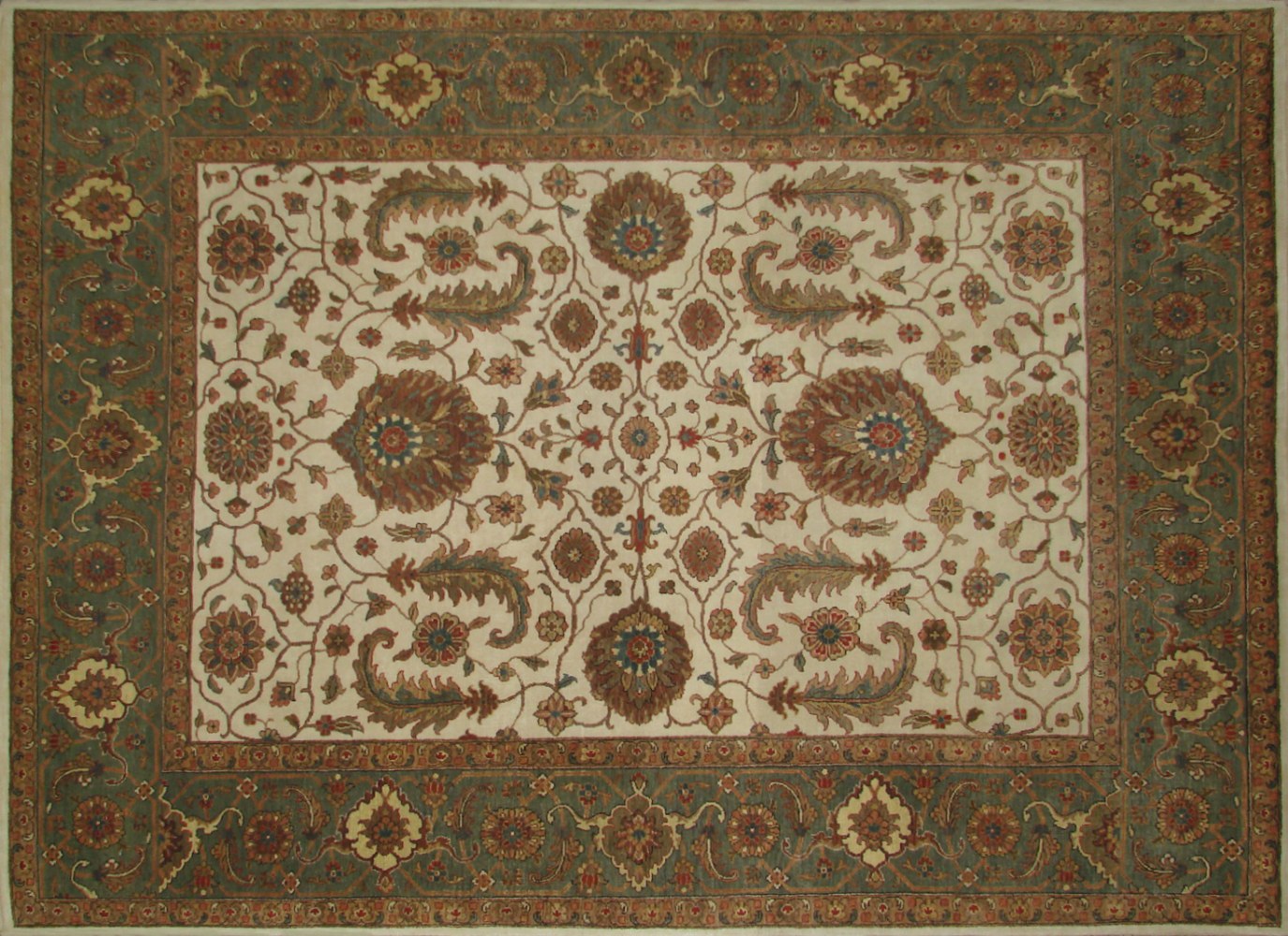 8x10 Antique Revival Hand Knotted Wool Area Rug - MR19910