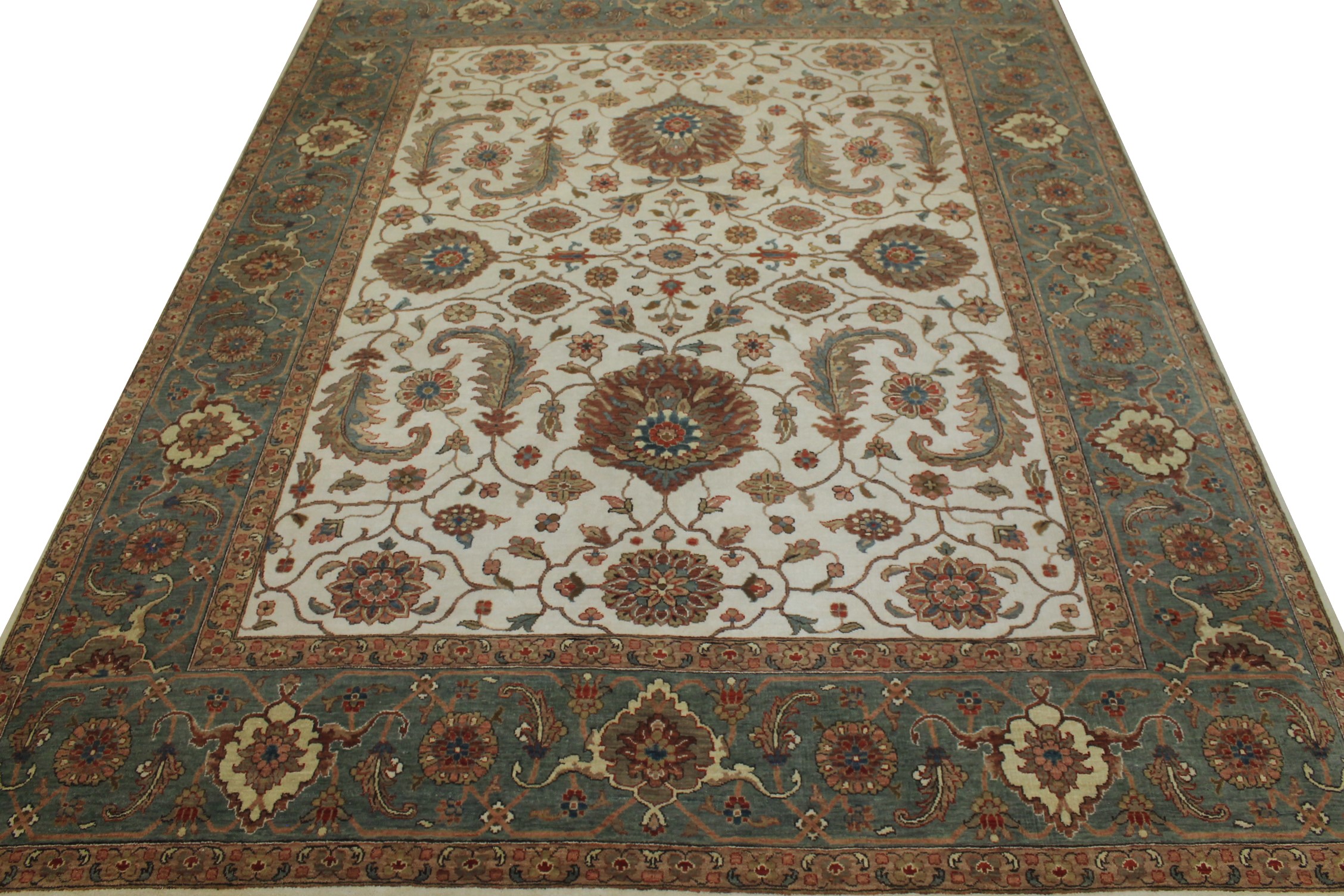 8x10 Antique Revival Hand Knotted Wool Area Rug - MR19910