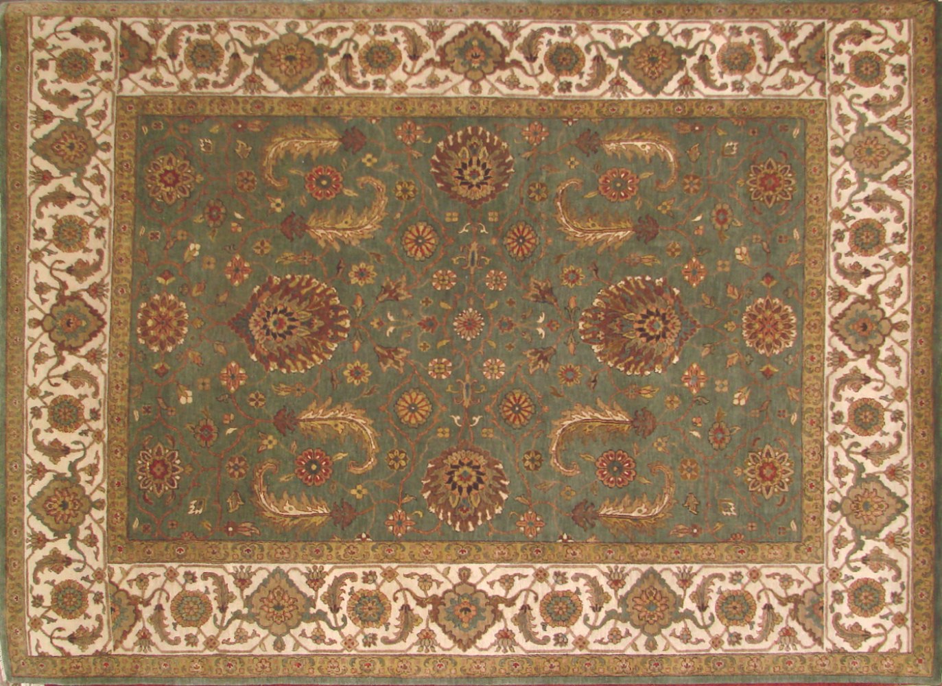 8x10 Antique Revival Hand Knotted Wool Area Rug - MR19913