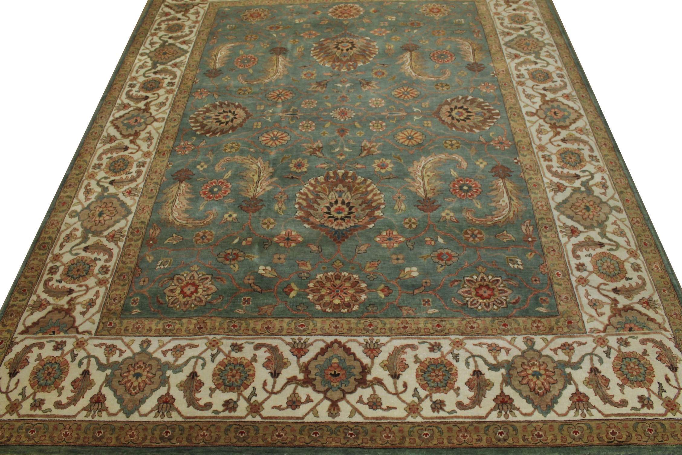 8x10 Antique Revival Hand Knotted Wool Area Rug - MR19913