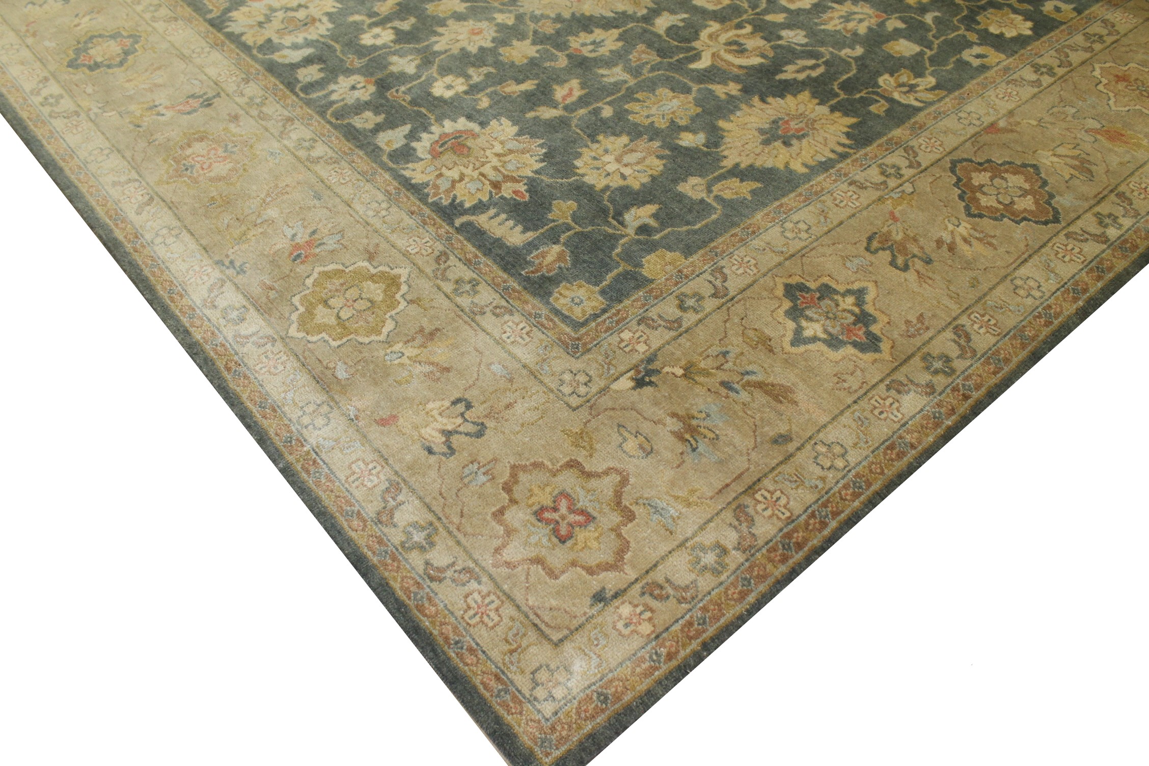 10x14 Traditional Hand Knotted Wool Area Rug - MR19922