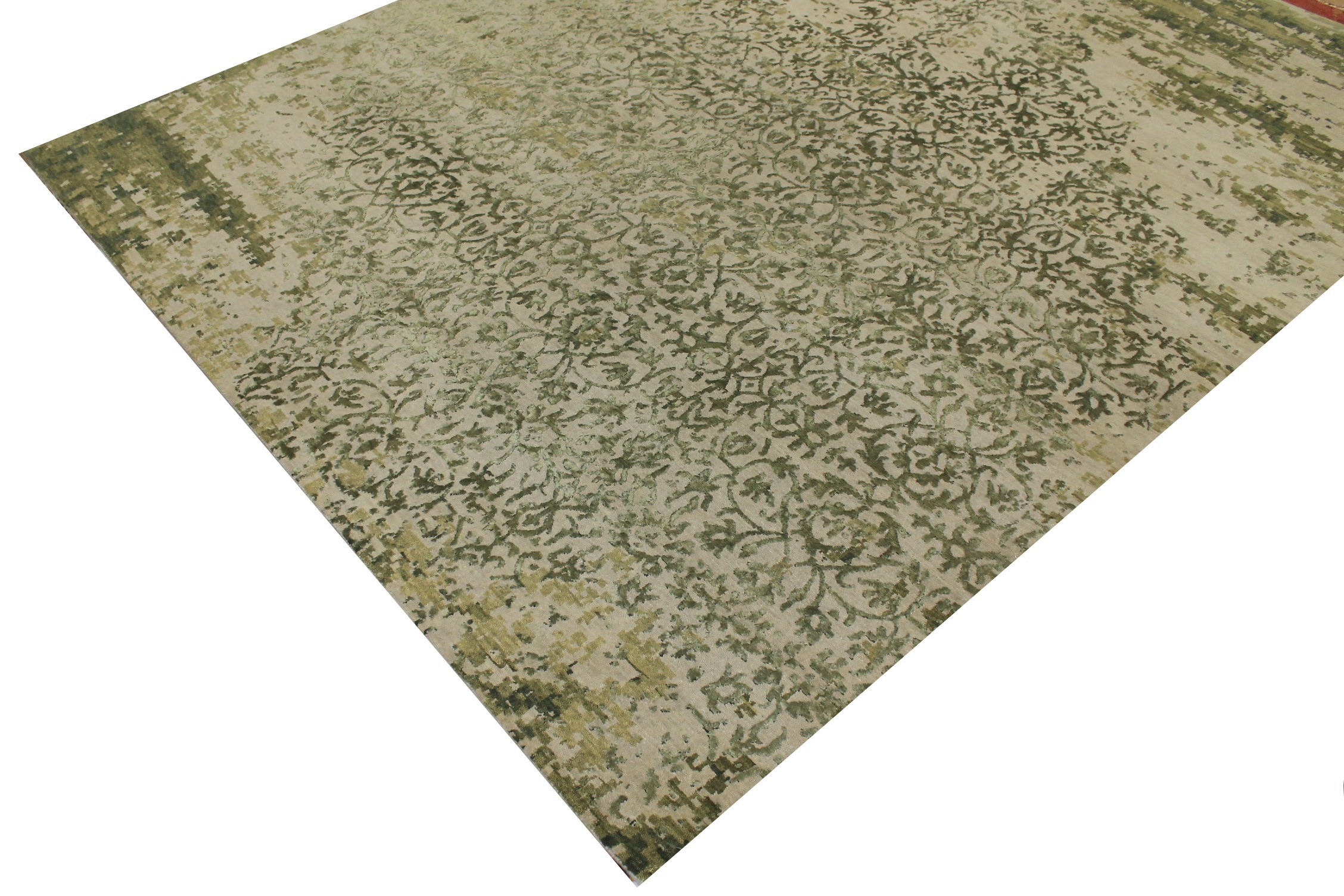 8x10 Contemporary Hand Knotted Wool Area Rug - MR20826