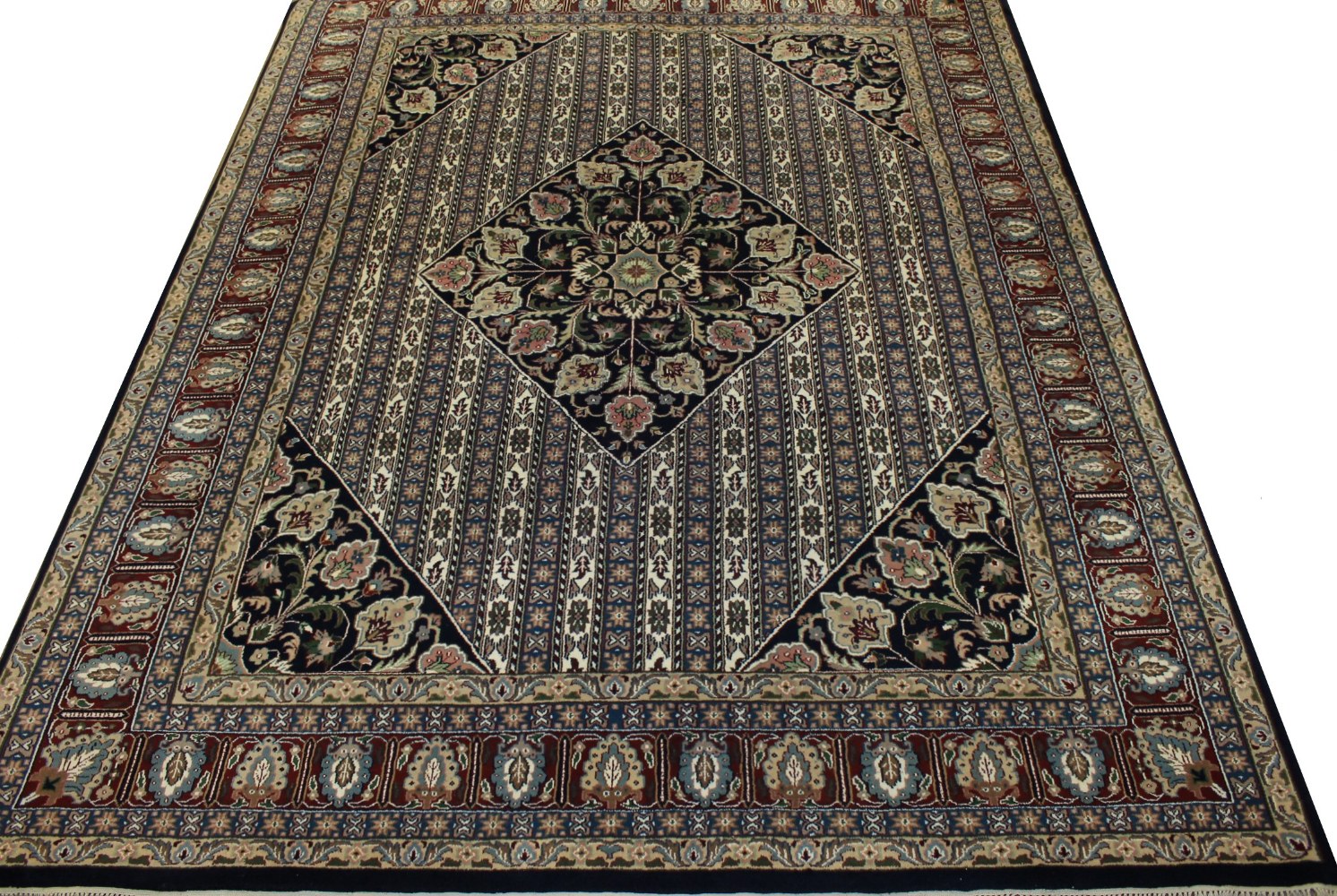 8x10 Traditional Hand Knotted Wool Area Rug - MR21010