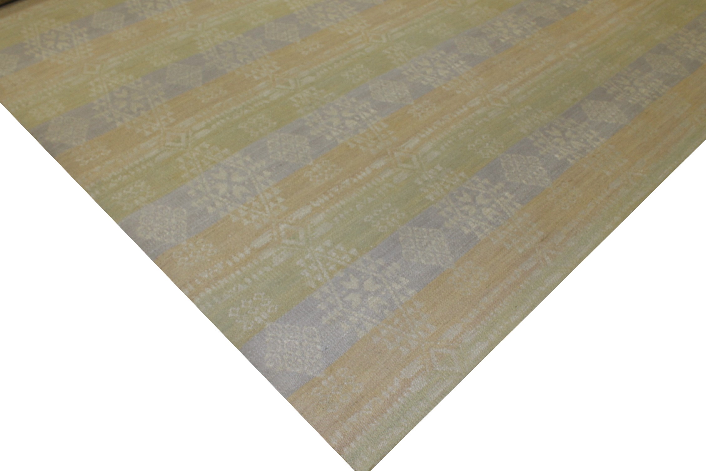 10x14 Flat Weave Hand Knotted Wool Area Rug - MR21014