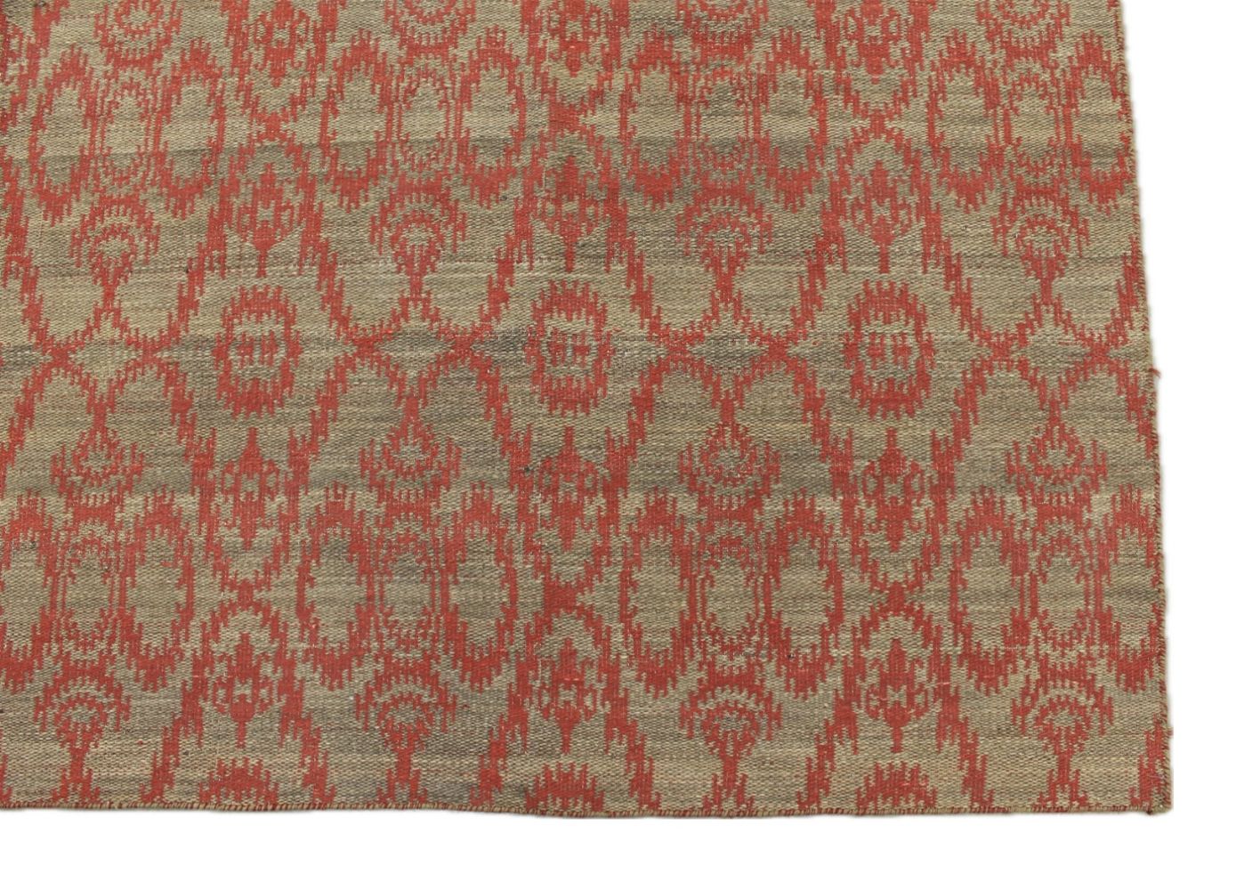 9x12 Flat Weave Hand Knotted Wool Area Rug - MR21016