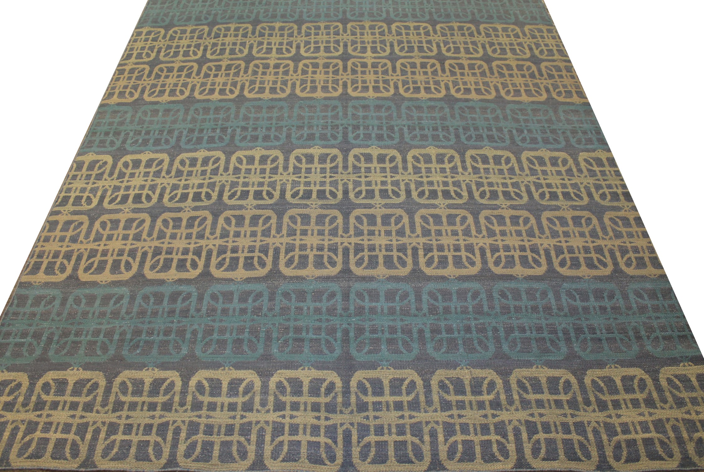 9x12 Flat Weave Hand Knotted Wool Area Rug - MR21018