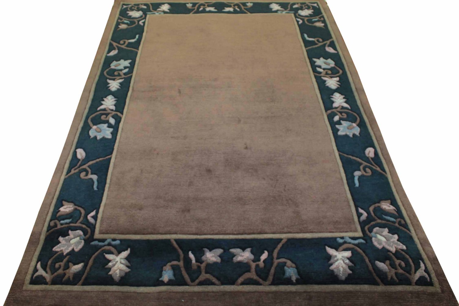 6x9 Contemporary Hand Knotted Wool Area Rug - MR2833