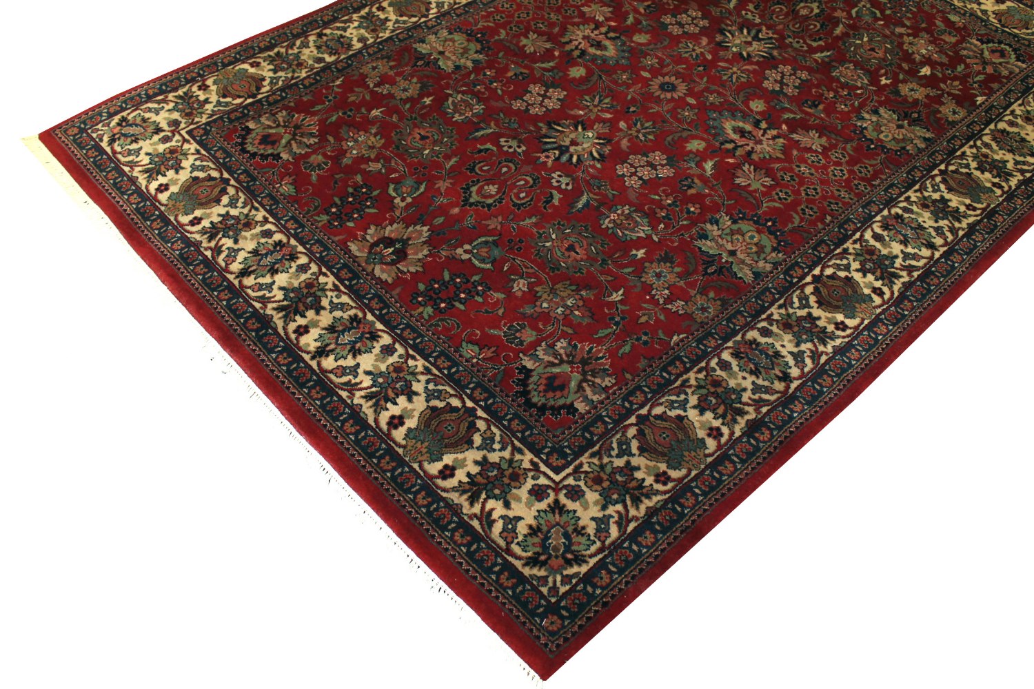 5x7/8 Traditional Hand Knotted Wool Area Rug - MR4074