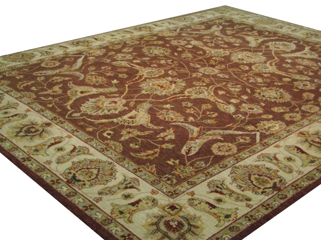 8x10 Traditional Hand Knotted Wool Area Rug - MR5171