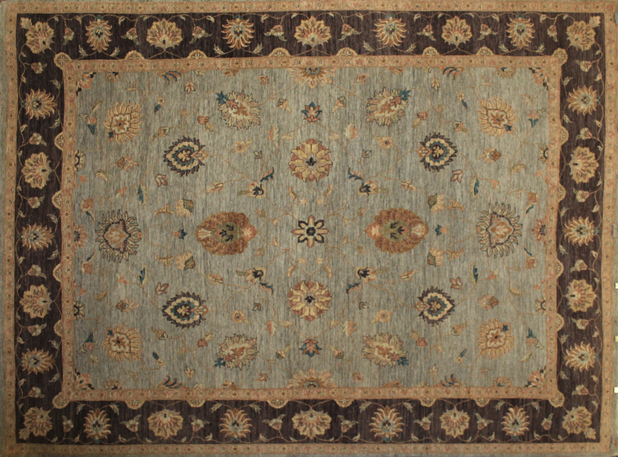 9x12 Traditional Hand Knotted Wool Area Rug - MR5263